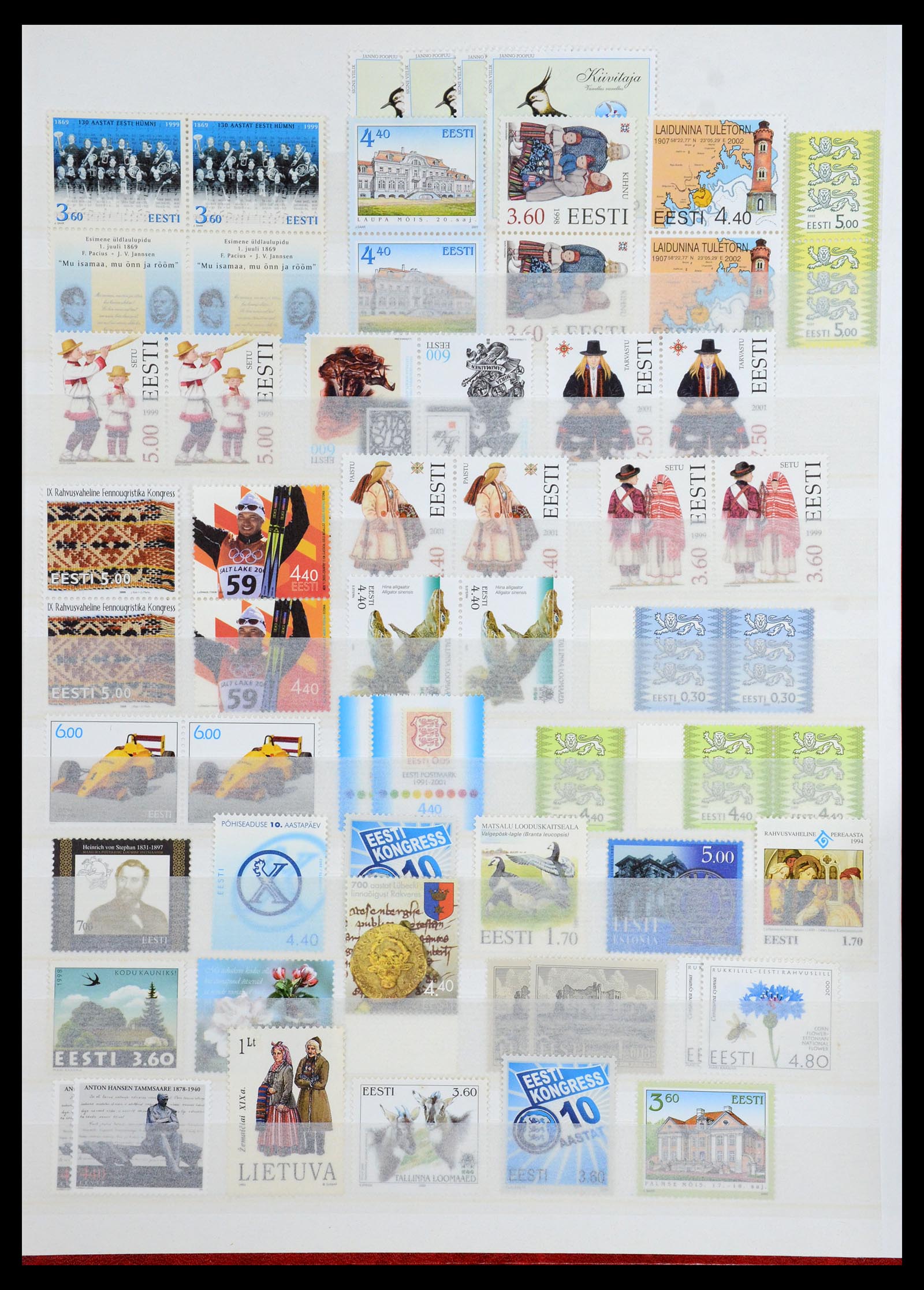 36374 011 - Postzegelverzameling 36374 Estland 1993-2008.