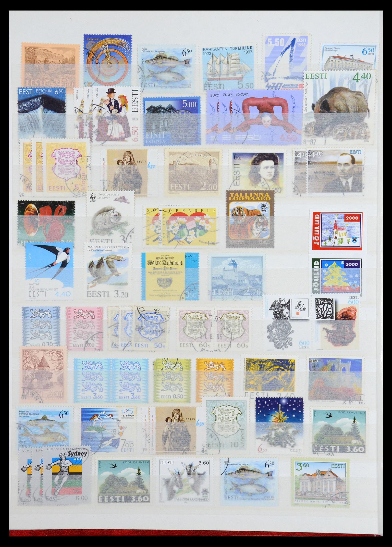 36374 012 - Postzegelverzameling 36374 Estland 1993-2008.