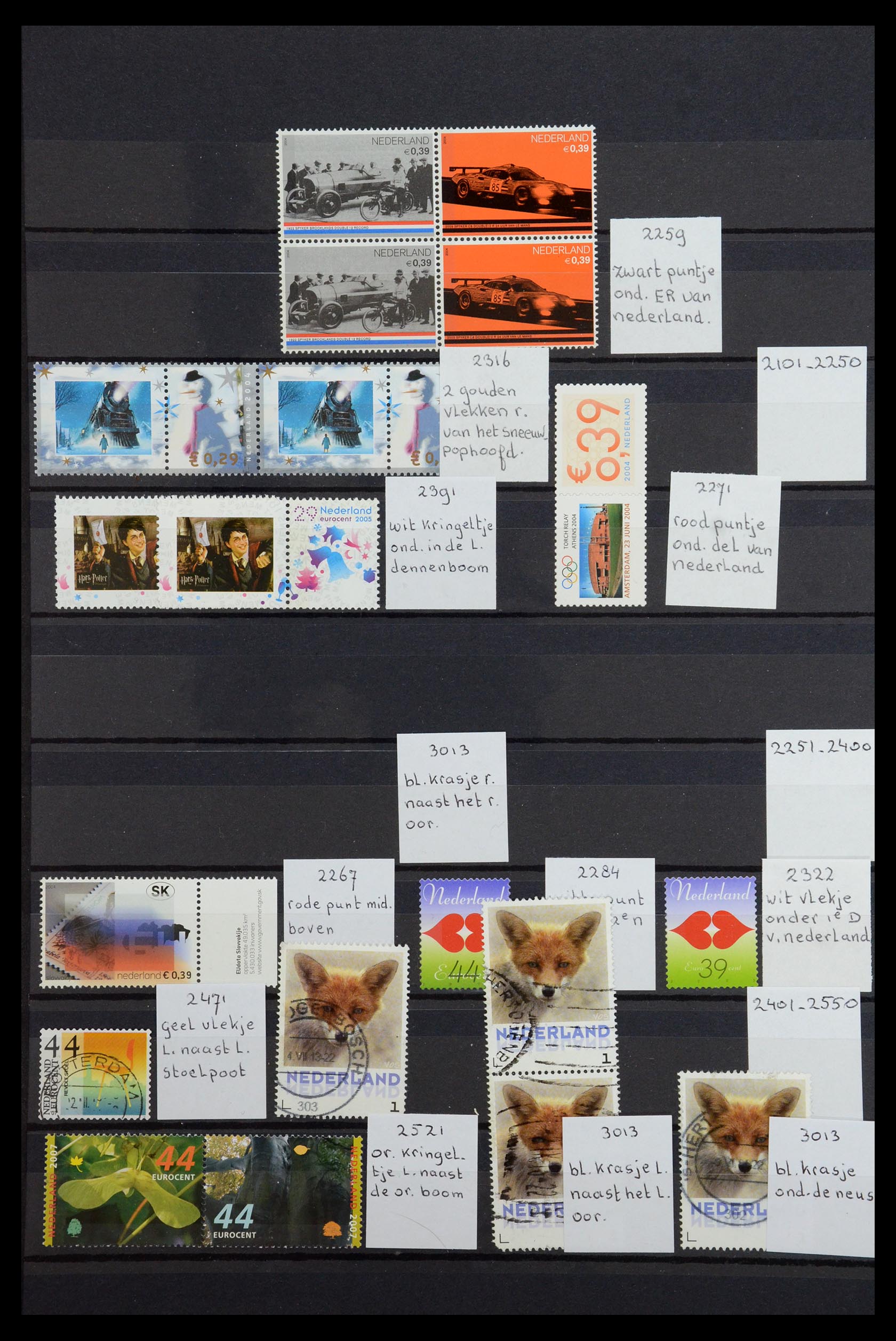 36376 058 - Postzegelverzameling 36376 Nederland plaatfouten en variëteiten 1867-