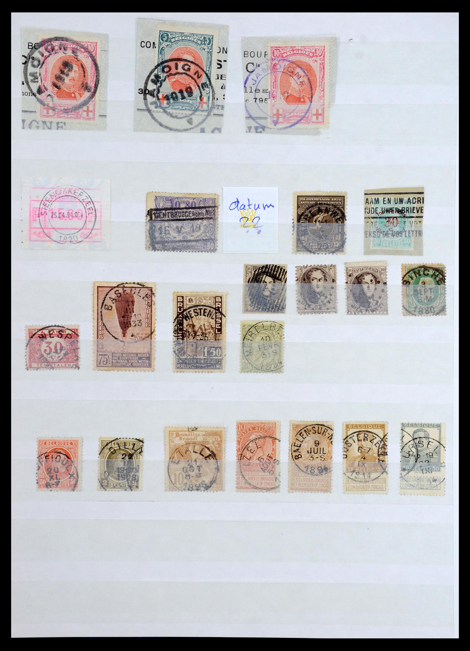 36377 002 - Postzegelverzameling 36377 België en gebieden 1849-2011.