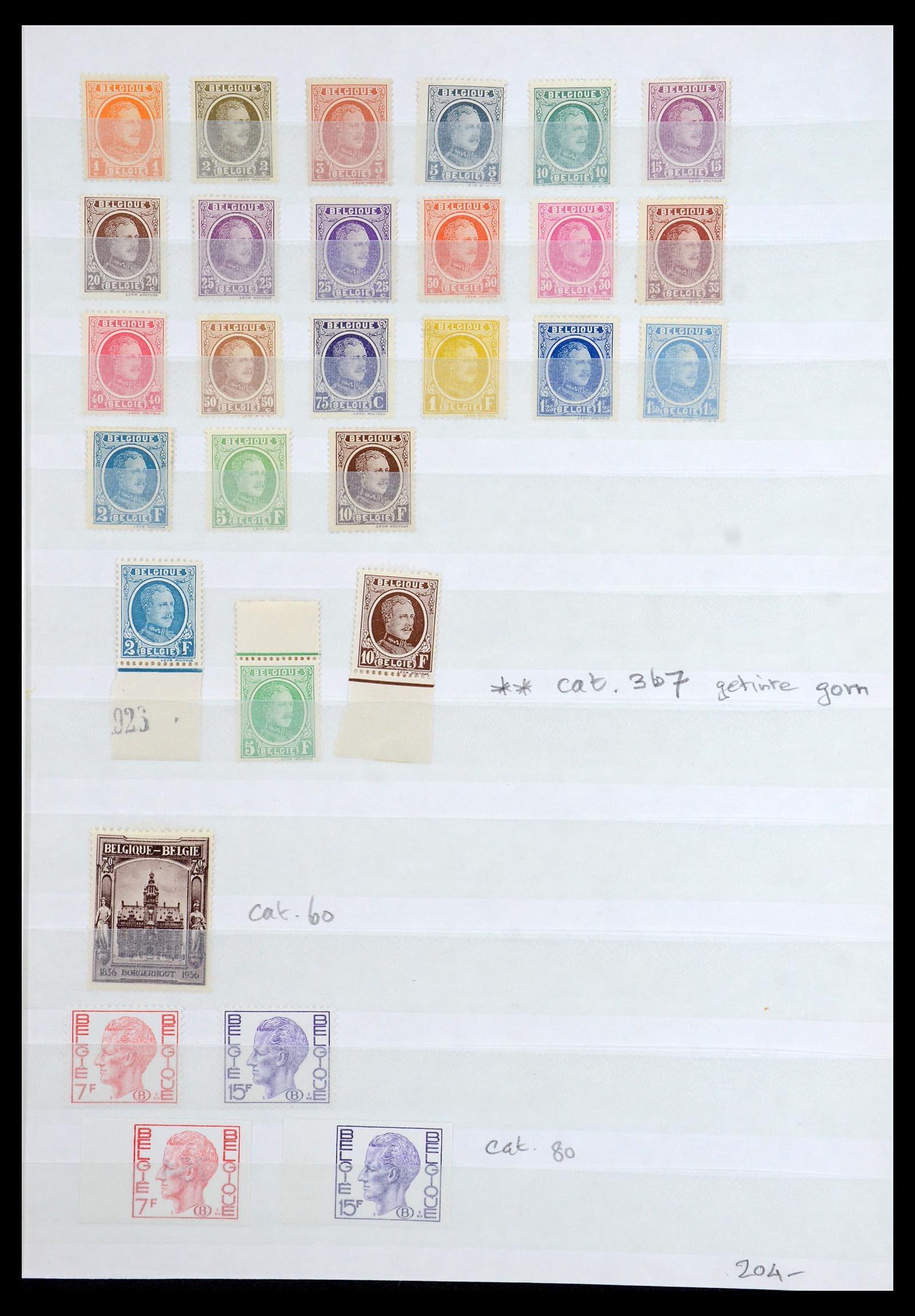 36377 007 - Postzegelverzameling 36377 België en gebieden 1849-2011.