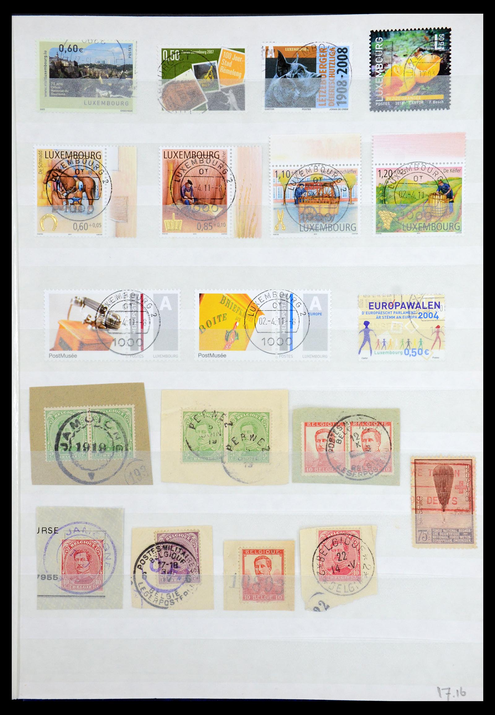 36377 017 - Postzegelverzameling 36377 België en gebieden 1849-2011.
