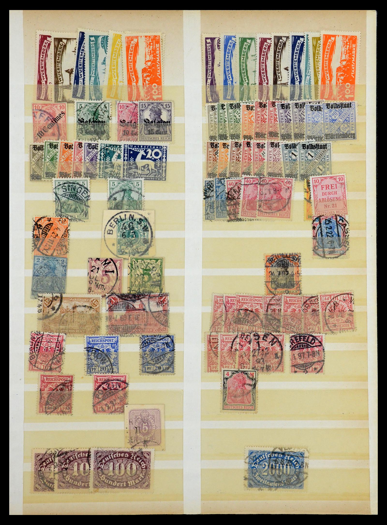 36379 001 - Postzegelverzameling 36379 Duitsland 1851-1955.