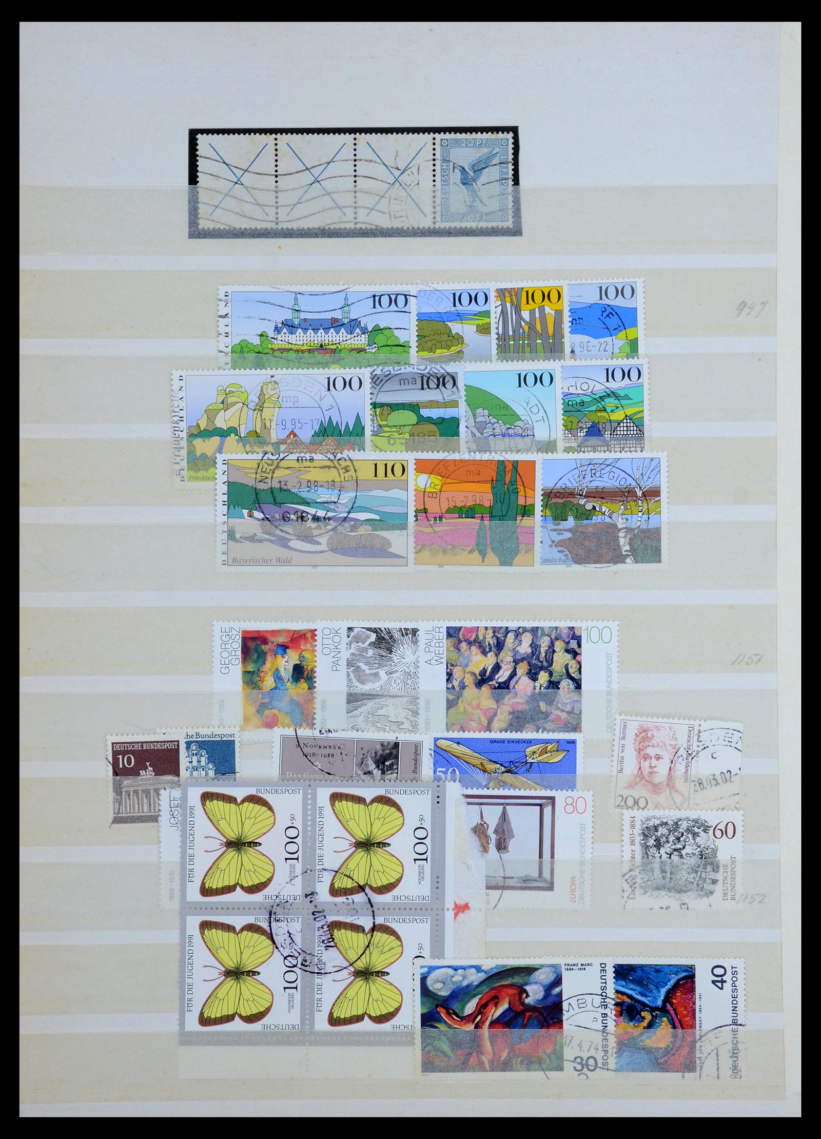 36379 013 - Postzegelverzameling 36379 Duitsland 1851-1955.
