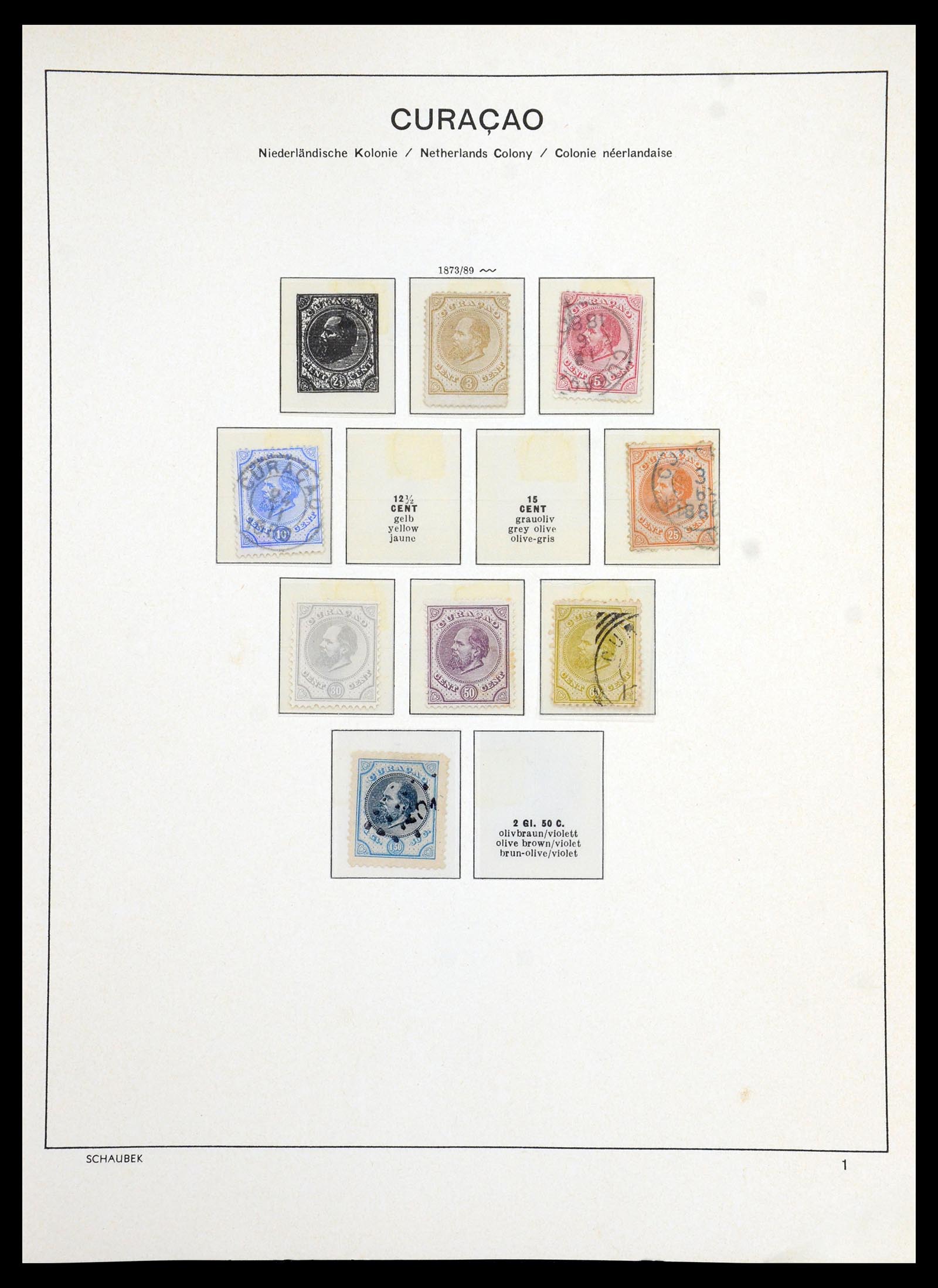 36380 001 - Postzegelverzameling 36380 Curaçao en Nederlandse Antillen 1873-1996.
