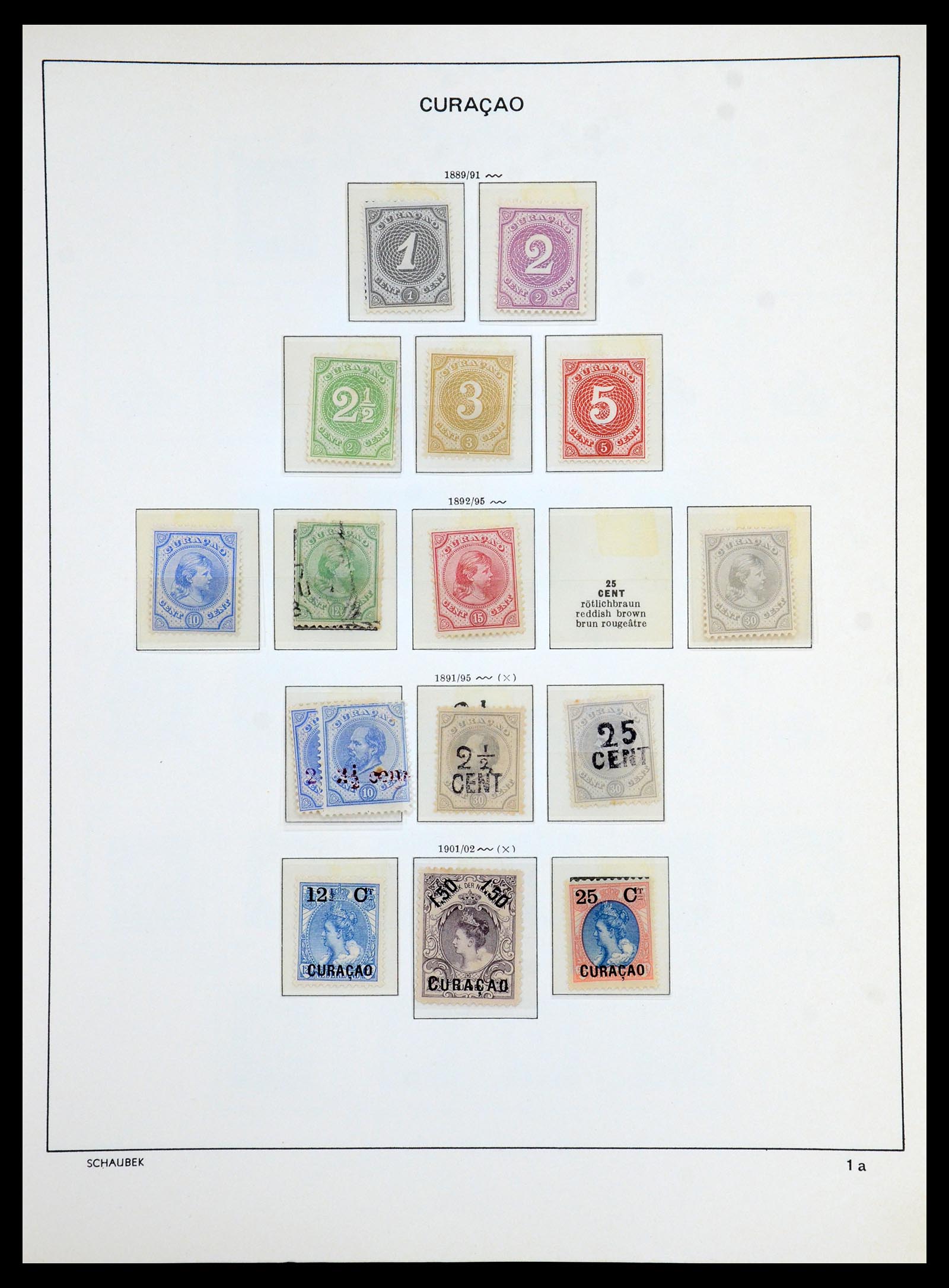 36380 003 - Postzegelverzameling 36380 Curaçao en Nederlandse Antillen 1873-1996.