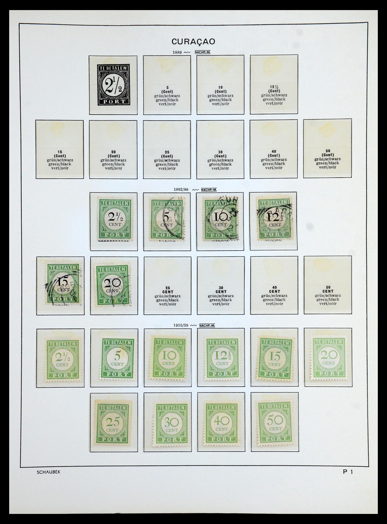 36380 004 - Postzegelverzameling 36380 Curaçao en Nederlandse Antillen 1873-1996.