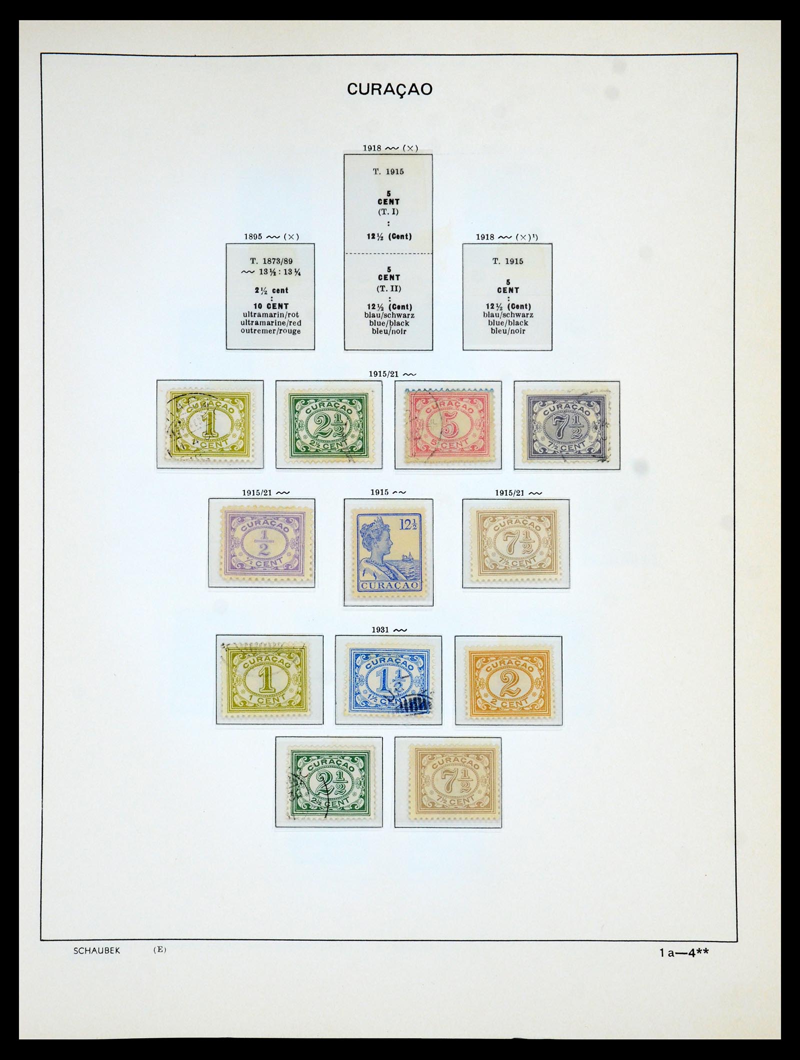 36380 009 - Postzegelverzameling 36380 Curaçao en Nederlandse Antillen 1873-1996.