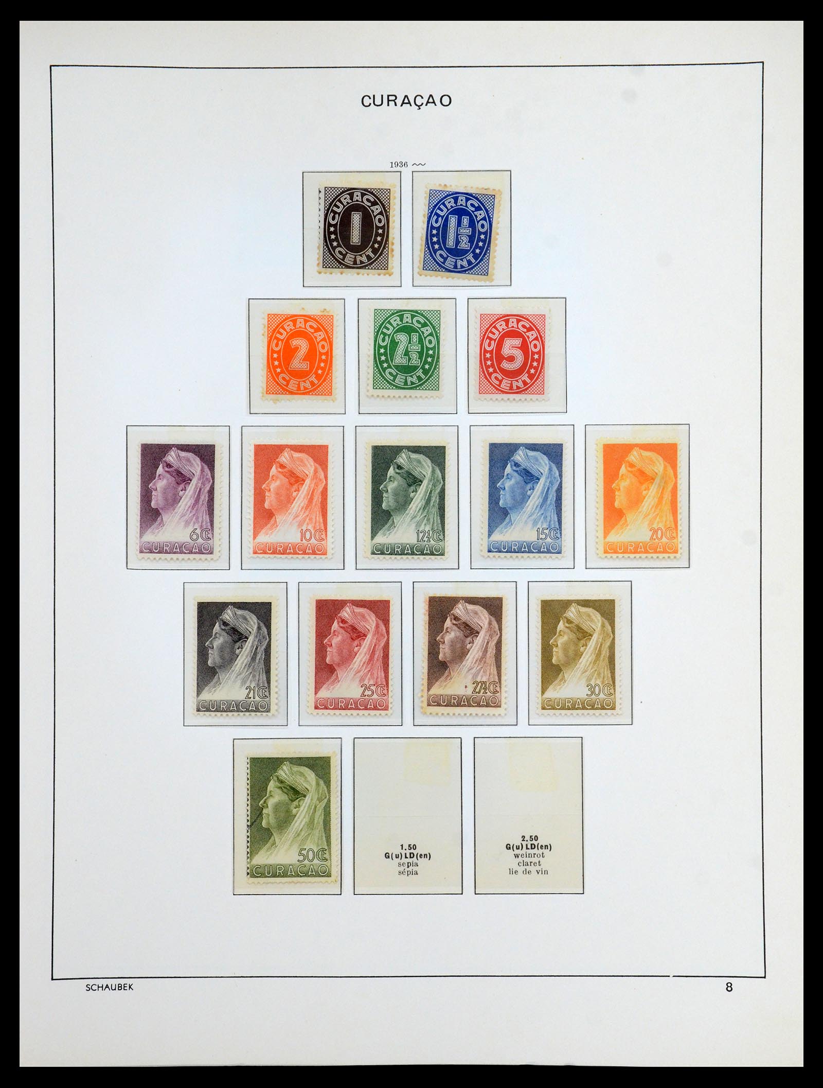 36380 014 - Postzegelverzameling 36380 Curaçao en Nederlandse Antillen 1873-1996.