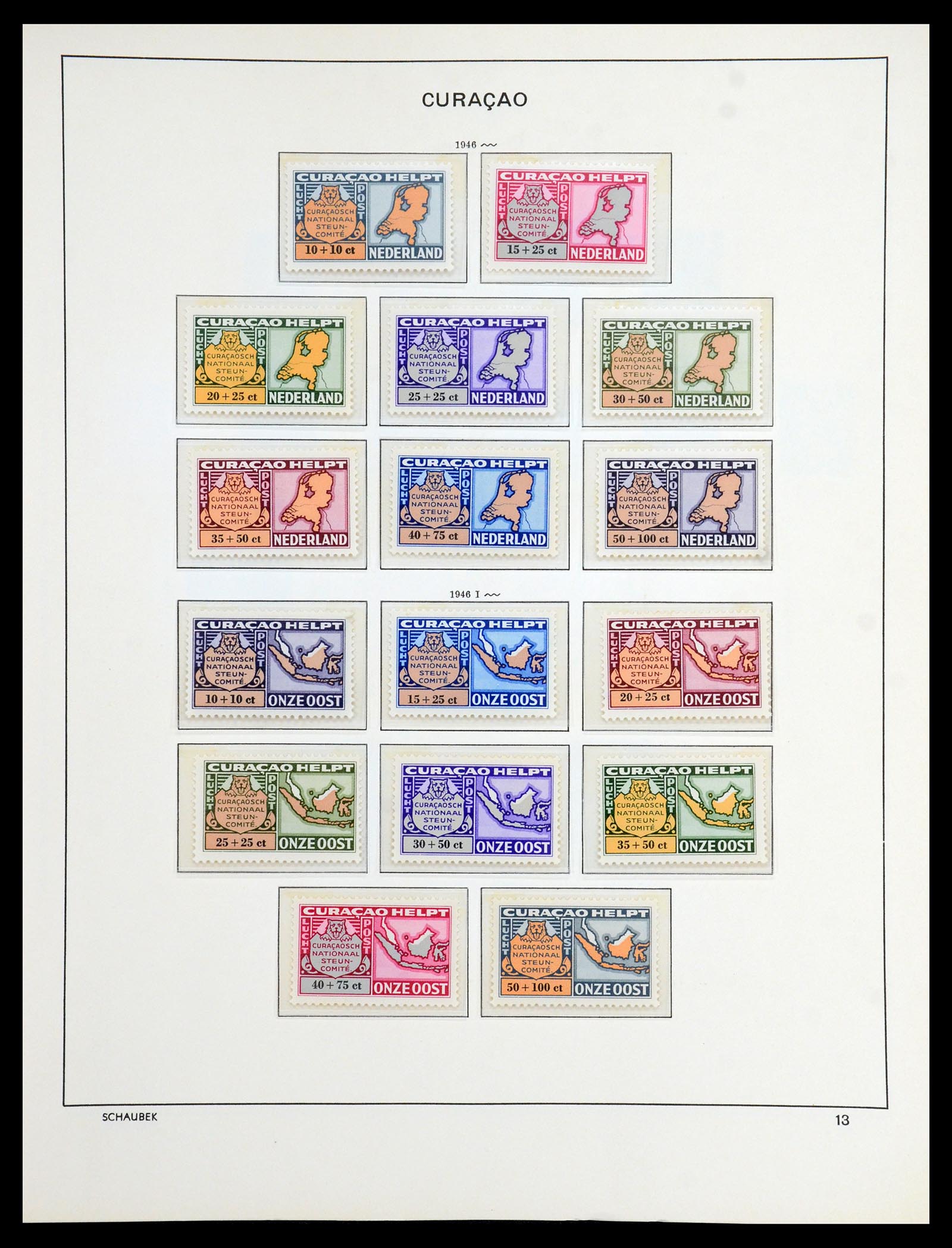36380 020 - Postzegelverzameling 36380 Curaçao en Nederlandse Antillen 1873-1996.