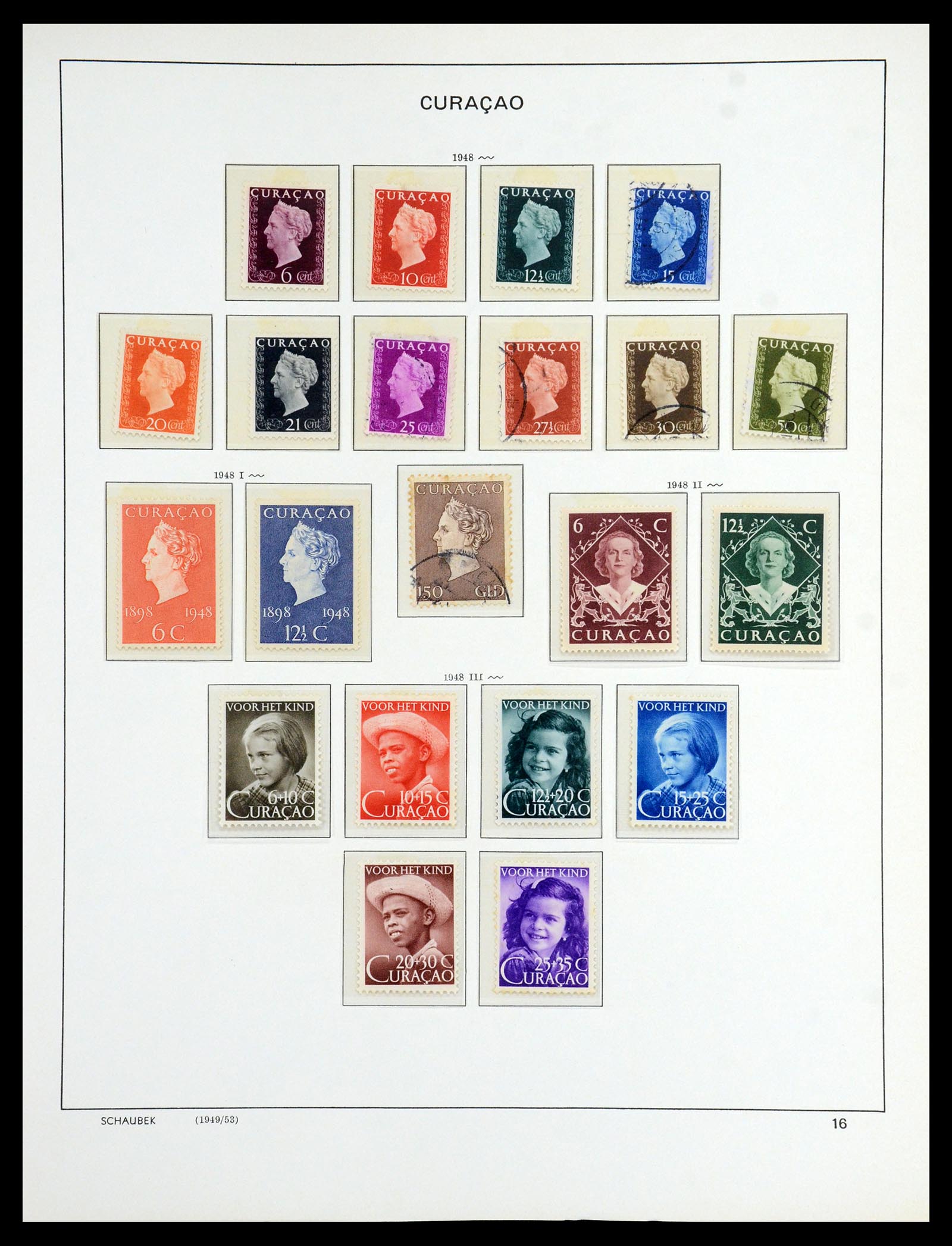 36380 023 - Postzegelverzameling 36380 Curaçao en Nederlandse Antillen 1873-1996.