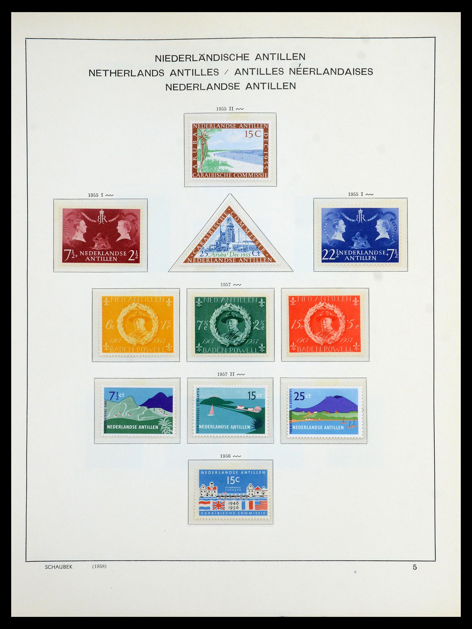 36380 029 - Postzegelverzameling 36380 Curaçao en Nederlandse Antillen 1873-1996.