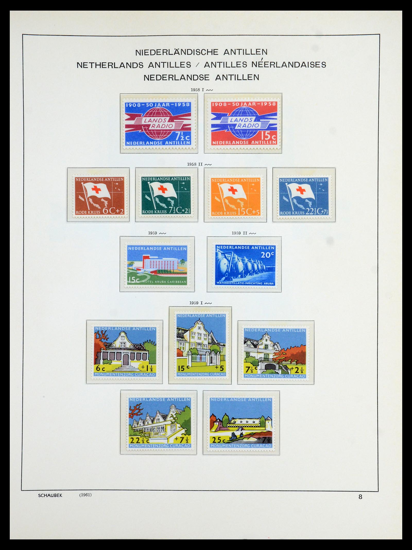 36380 032 - Postzegelverzameling 36380 Curaçao en Nederlandse Antillen 1873-1996.