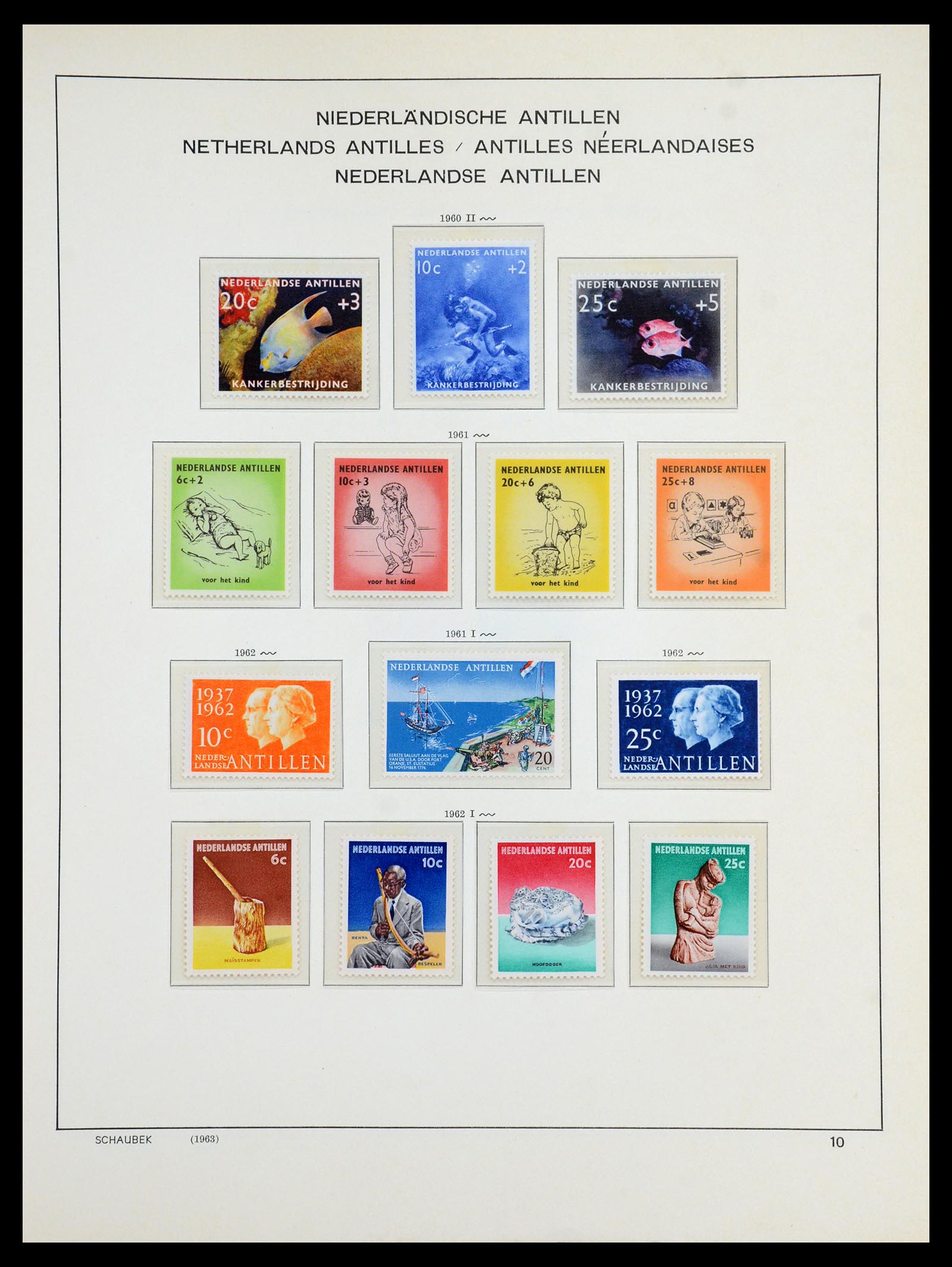 36380 034 - Postzegelverzameling 36380 Curaçao en Nederlandse Antillen 1873-1996.