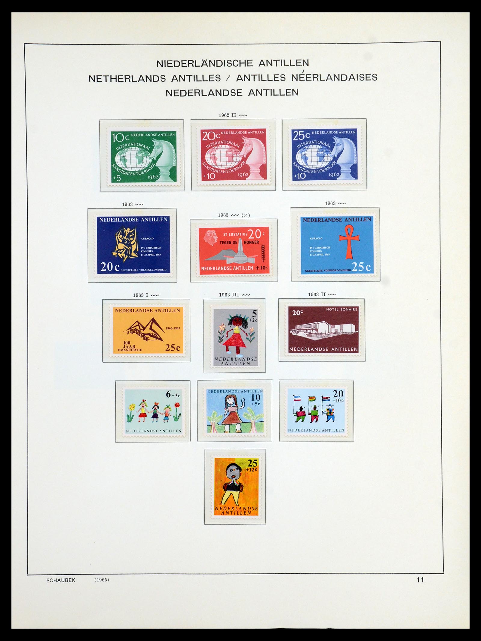 36380 036 - Postzegelverzameling 36380 Curaçao en Nederlandse Antillen 1873-1996.