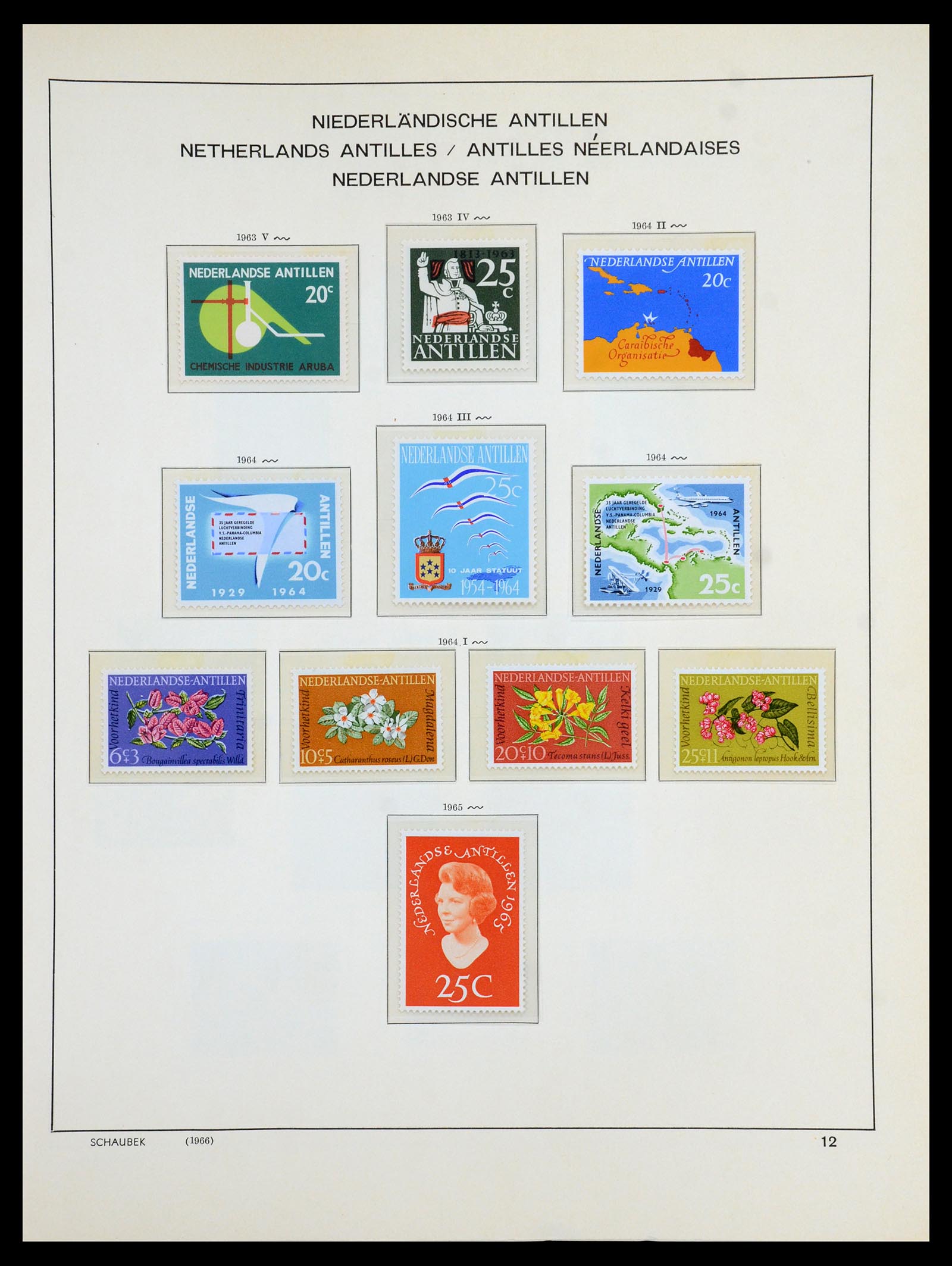 36380 037 - Postzegelverzameling 36380 Curaçao en Nederlandse Antillen 1873-1996.