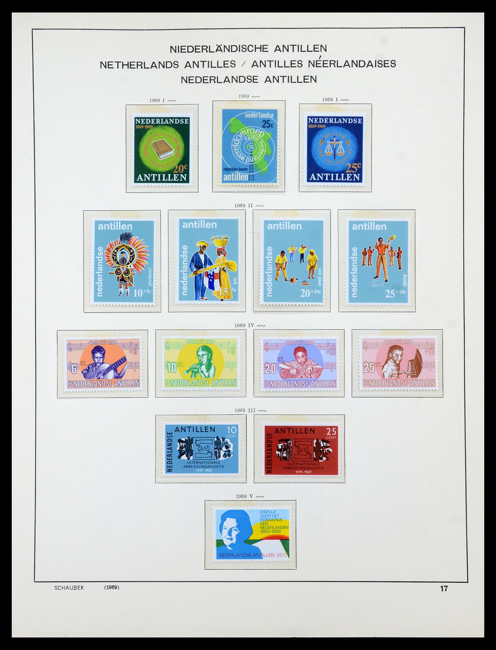 36380 042 - Postzegelverzameling 36380 Curaçao en Nederlandse Antillen 1873-1996.