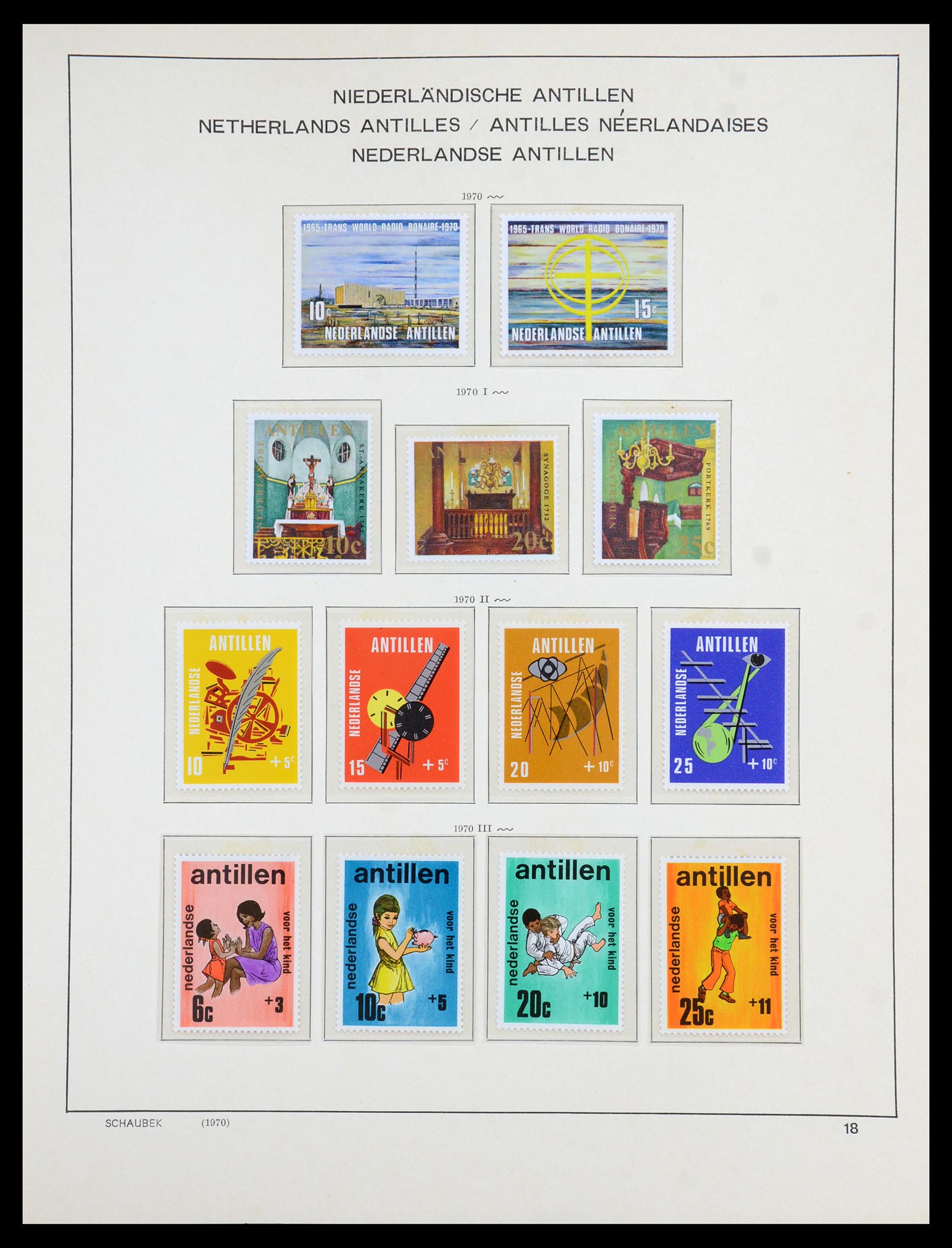 36380 043 - Postzegelverzameling 36380 Curaçao en Nederlandse Antillen 1873-1996.