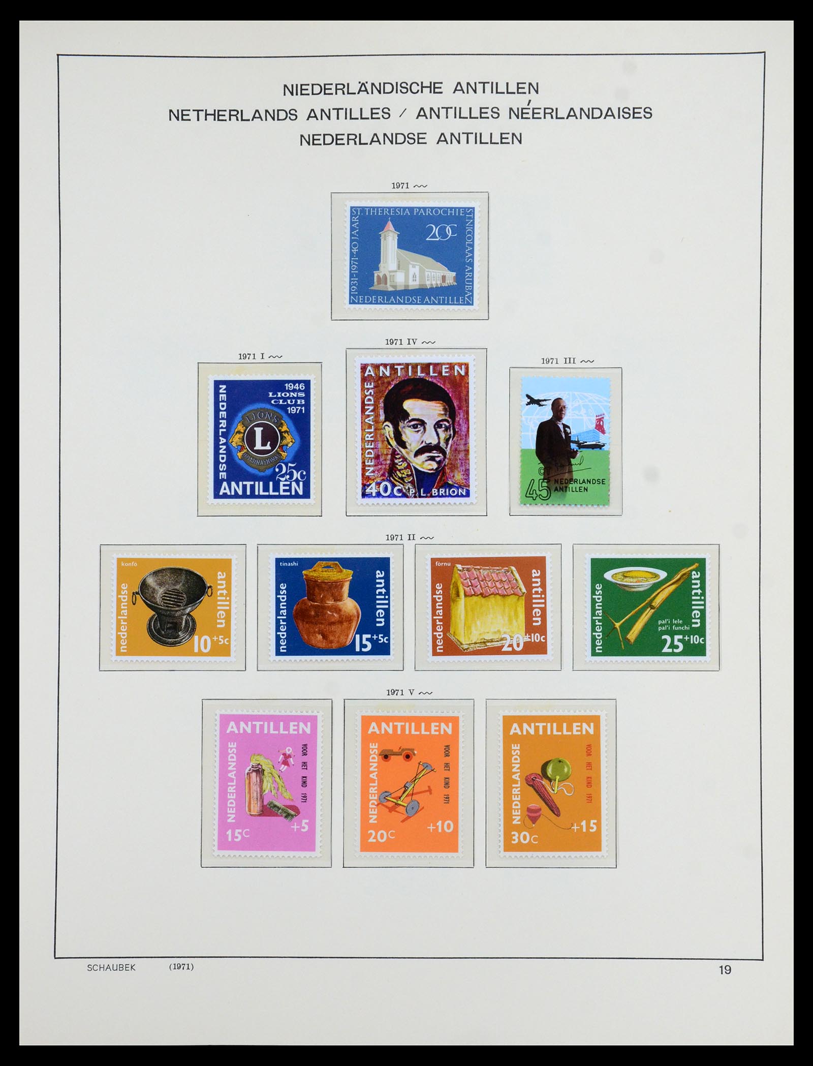 36380 044 - Postzegelverzameling 36380 Curaçao en Nederlandse Antillen 1873-1996.