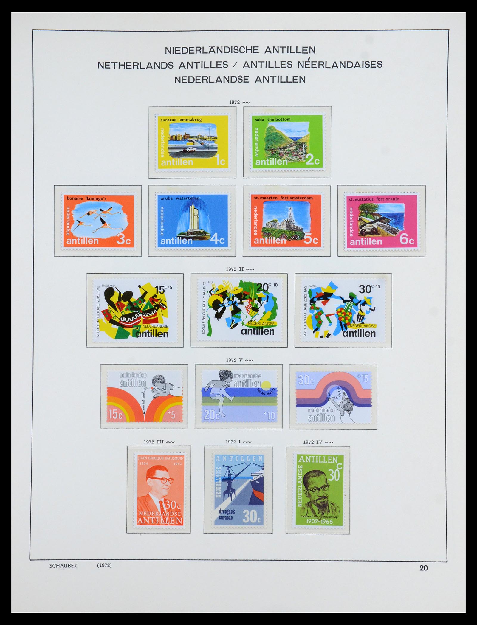 36380 045 - Postzegelverzameling 36380 Curaçao en Nederlandse Antillen 1873-1996.