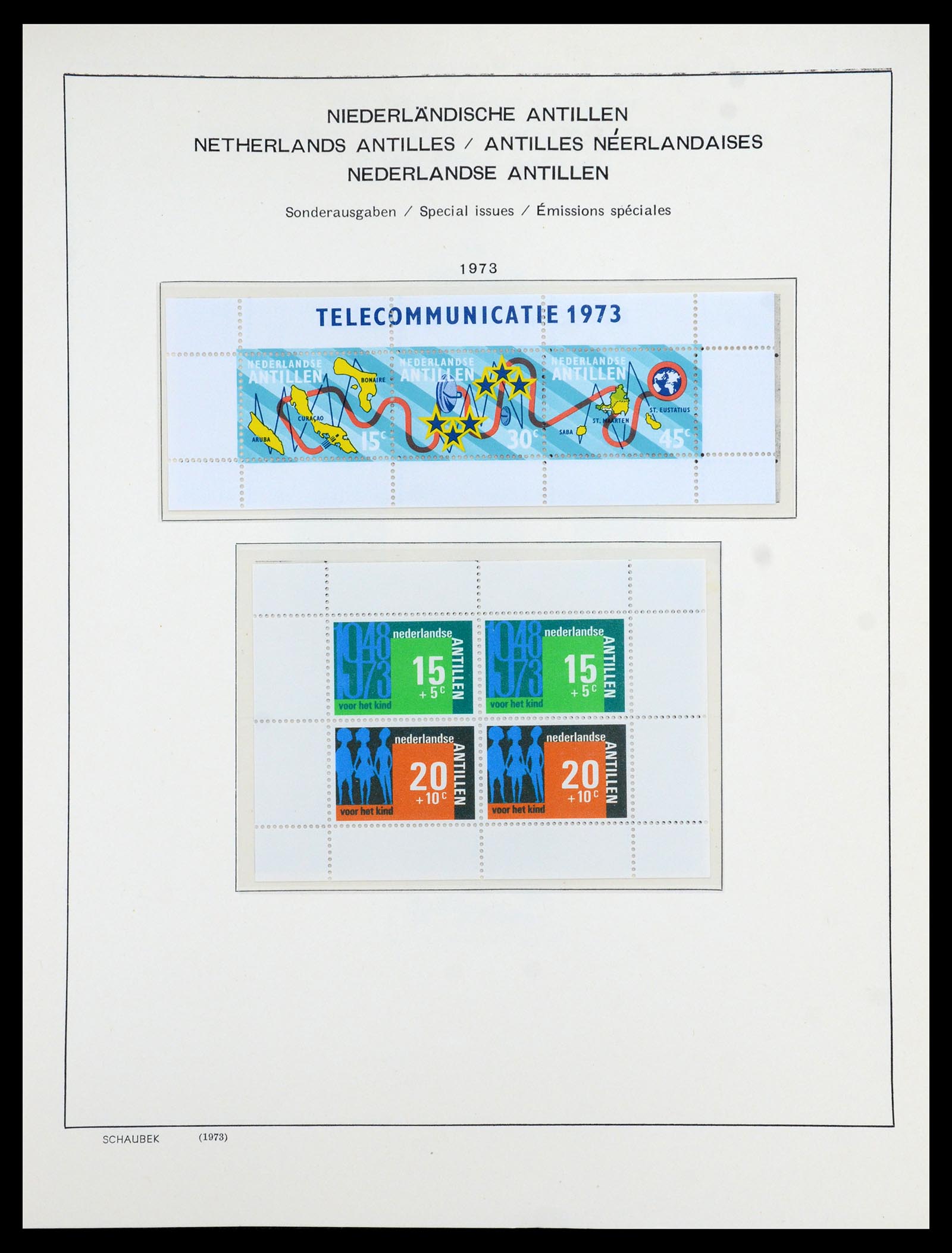 36380 048 - Postzegelverzameling 36380 Curaçao en Nederlandse Antillen 1873-1996.