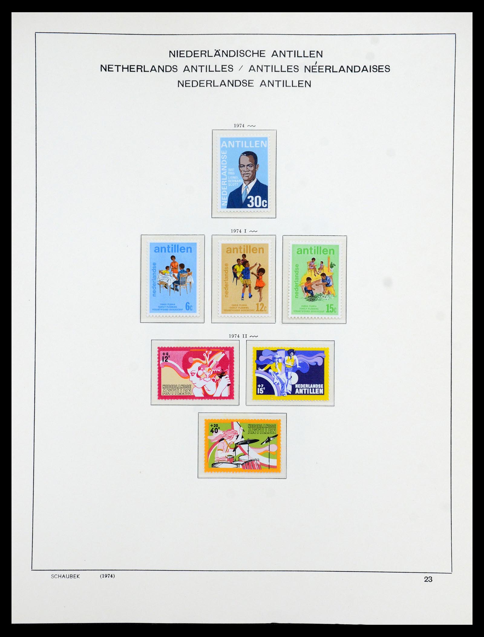 36380 049 - Postzegelverzameling 36380 Curaçao en Nederlandse Antillen 1873-1996.