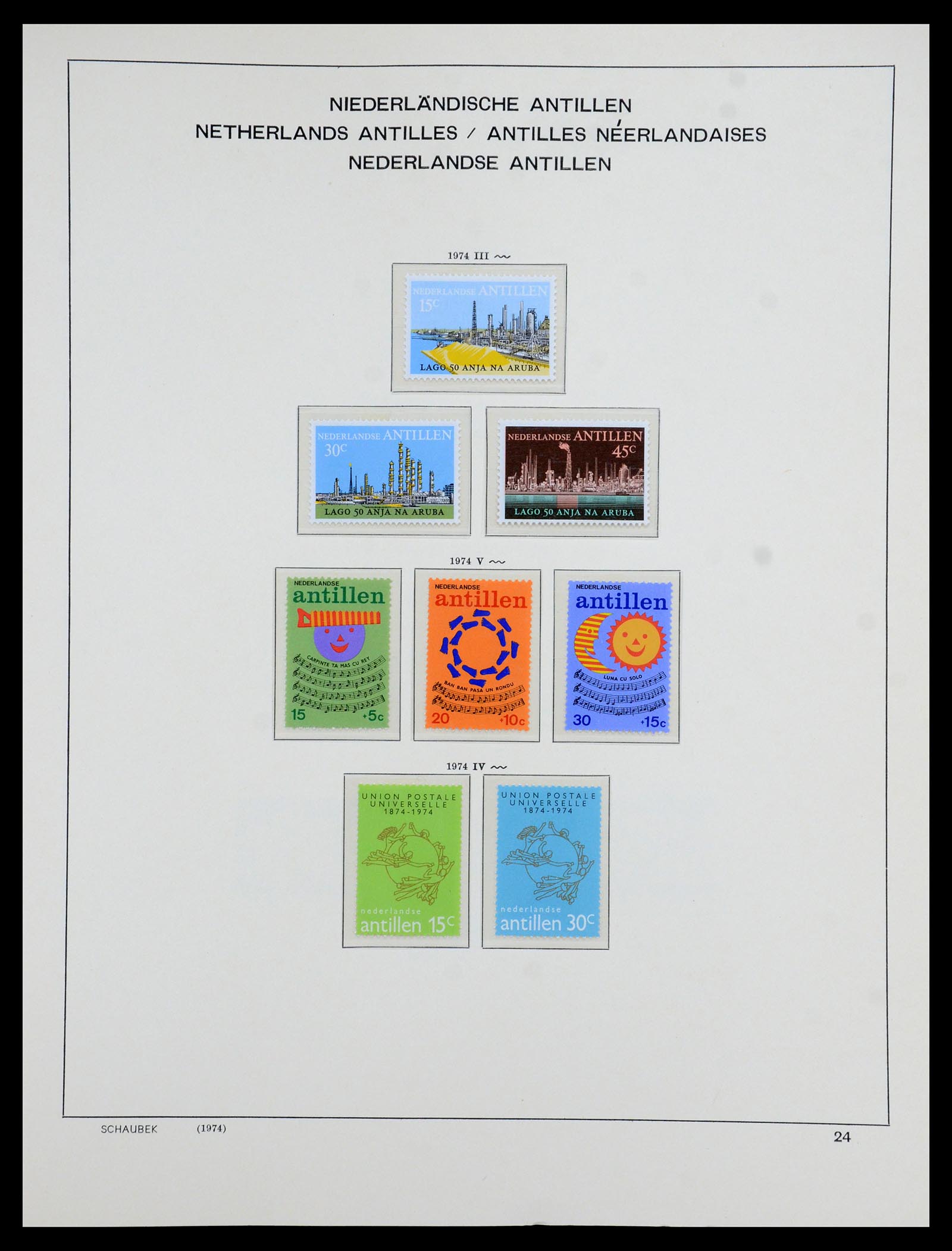 36380 050 - Postzegelverzameling 36380 Curaçao en Nederlandse Antillen 1873-1996.