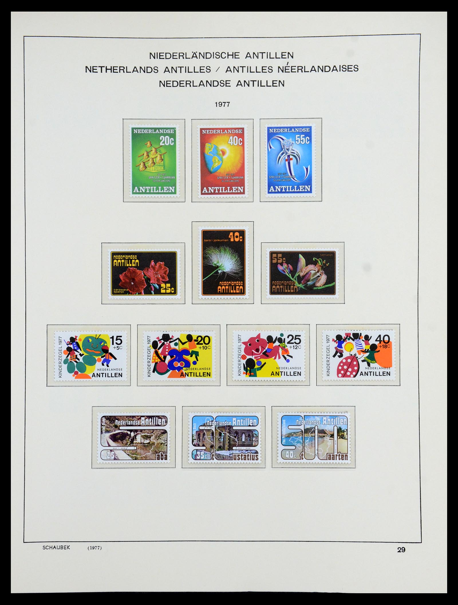 36380 057 - Postzegelverzameling 36380 Curaçao en Nederlandse Antillen 1873-1996.