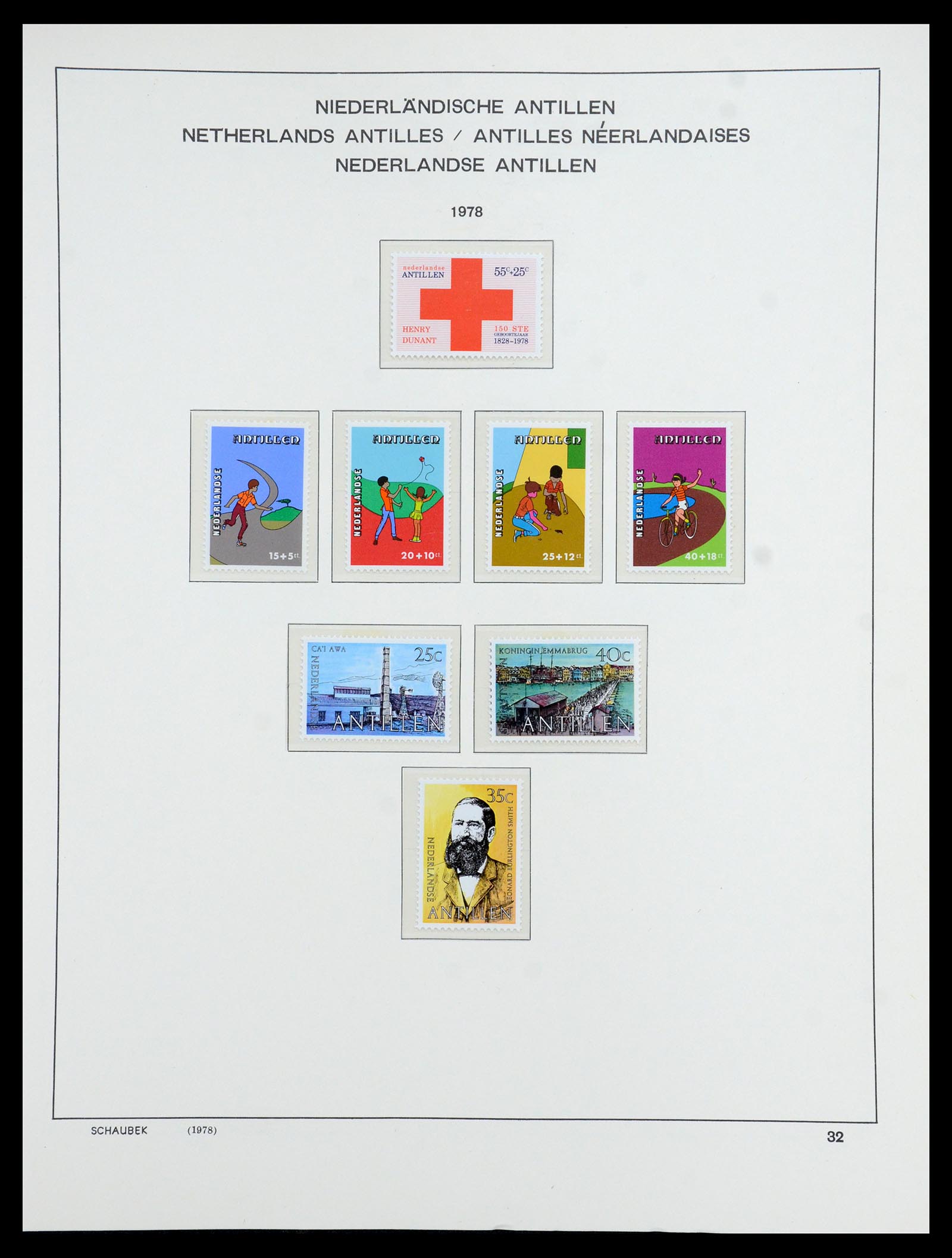 36380 063 - Postzegelverzameling 36380 Curaçao en Nederlandse Antillen 1873-1996.