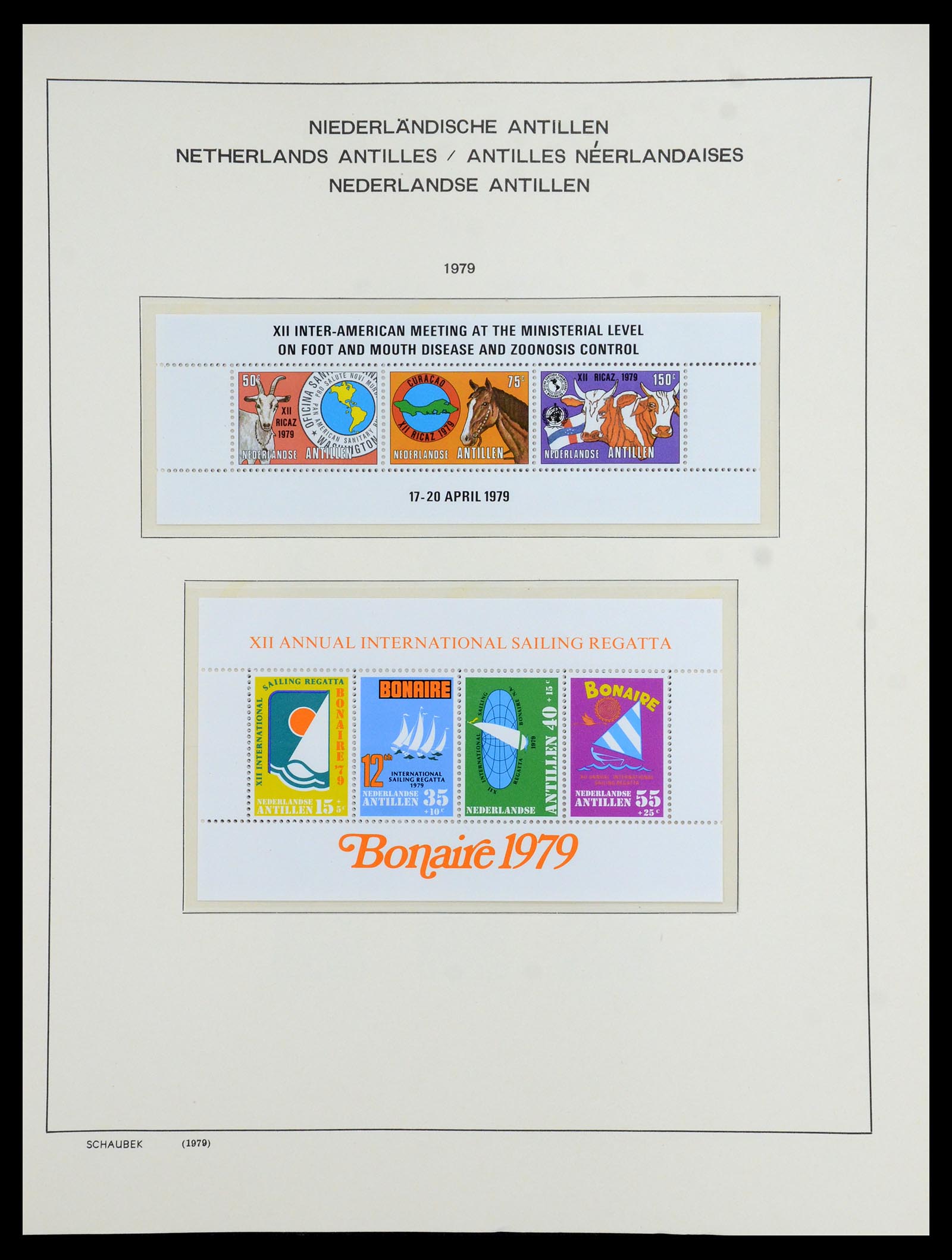 36380 065 - Postzegelverzameling 36380 Curaçao en Nederlandse Antillen 1873-1996.