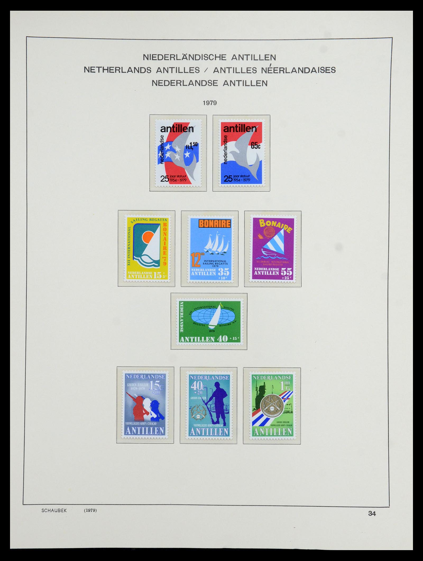 36380 066 - Postzegelverzameling 36380 Curaçao en Nederlandse Antillen 1873-1996.