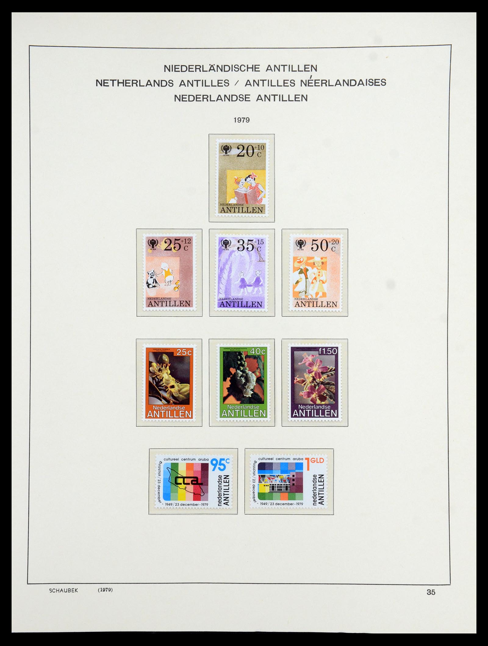36380 067 - Postzegelverzameling 36380 Curaçao en Nederlandse Antillen 1873-1996.