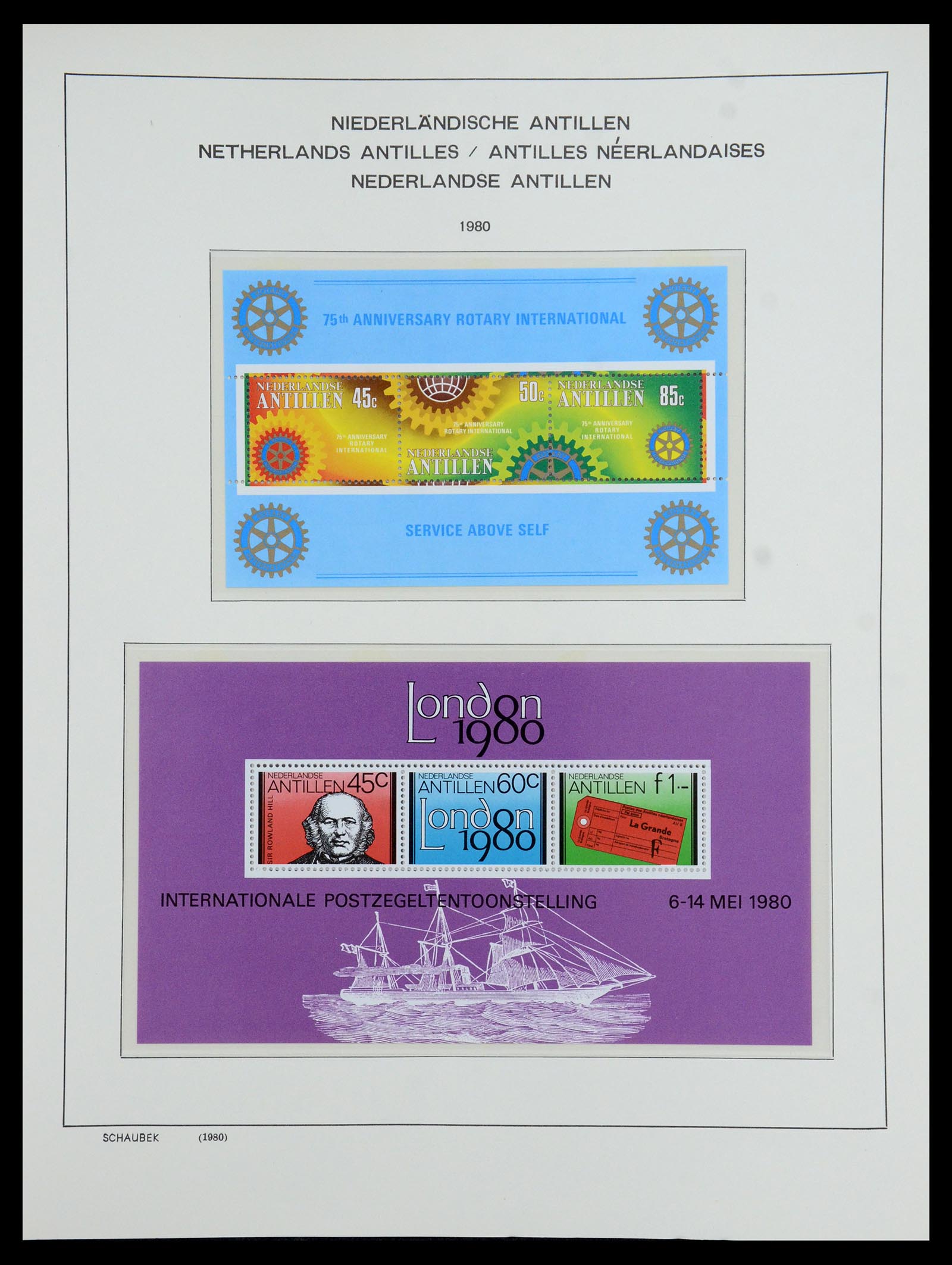 36380 070 - Postzegelverzameling 36380 Curaçao en Nederlandse Antillen 1873-1996.