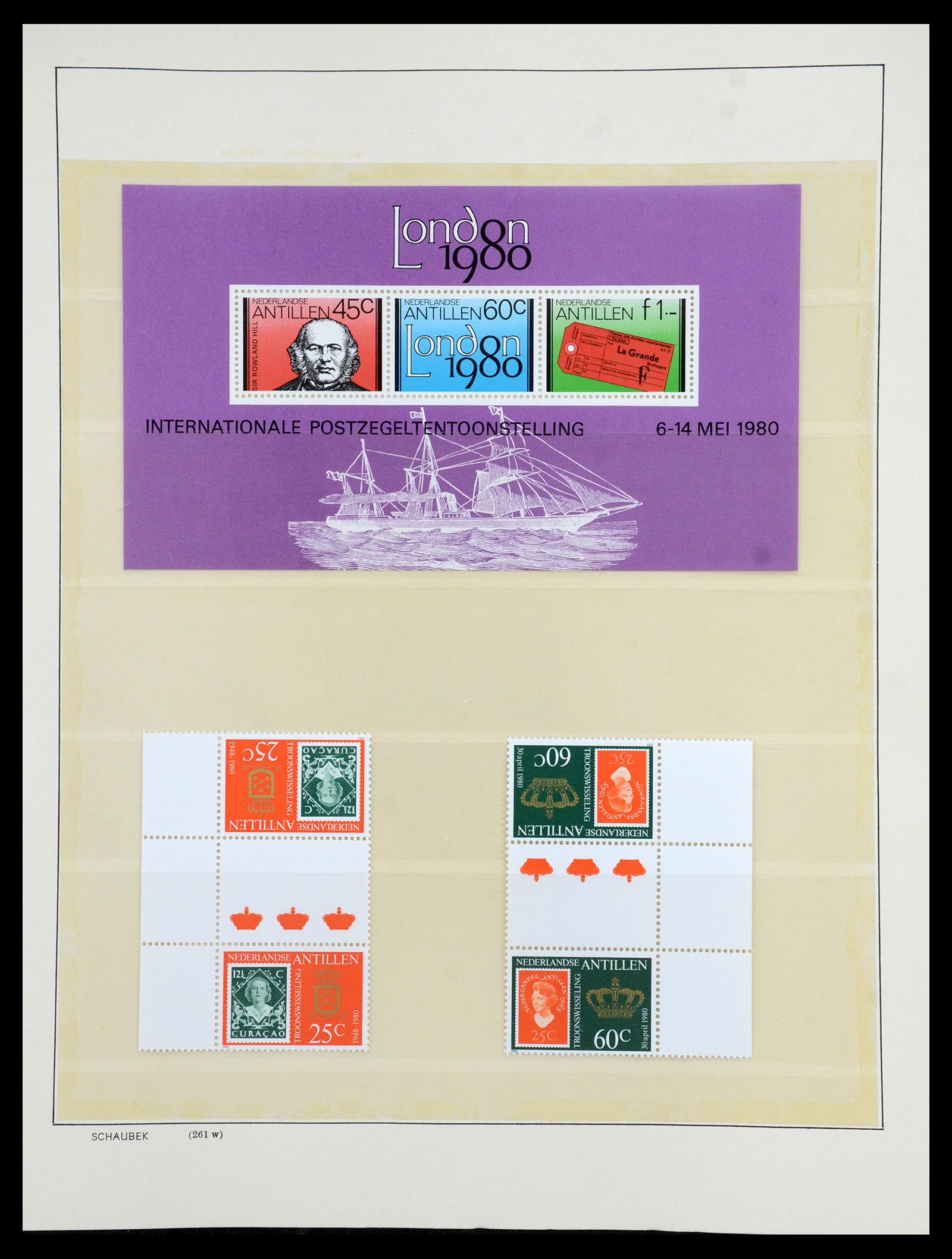 36380 071 - Postzegelverzameling 36380 Curaçao en Nederlandse Antillen 1873-1996.