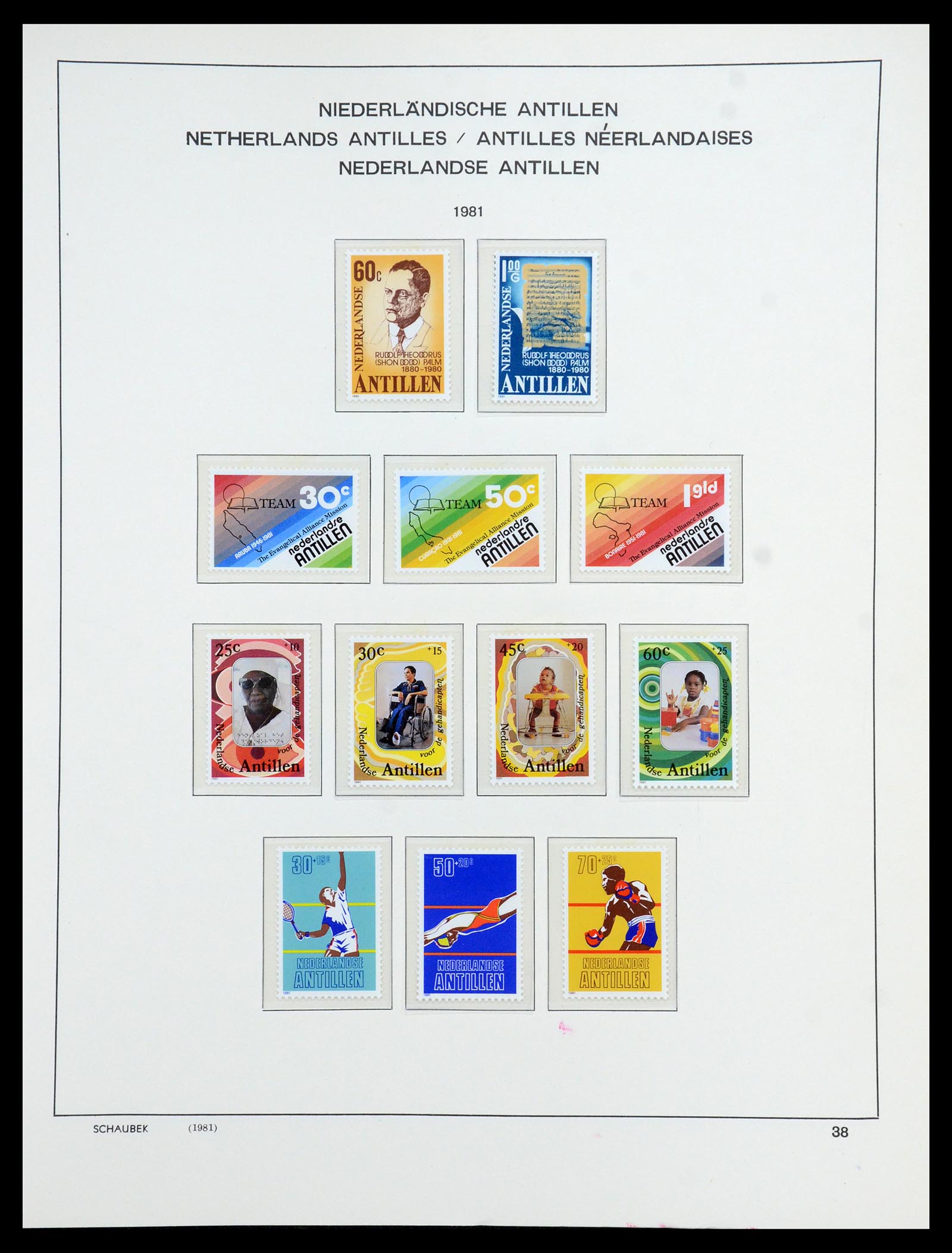 36380 075 - Postzegelverzameling 36380 Curaçao en Nederlandse Antillen 1873-1996.