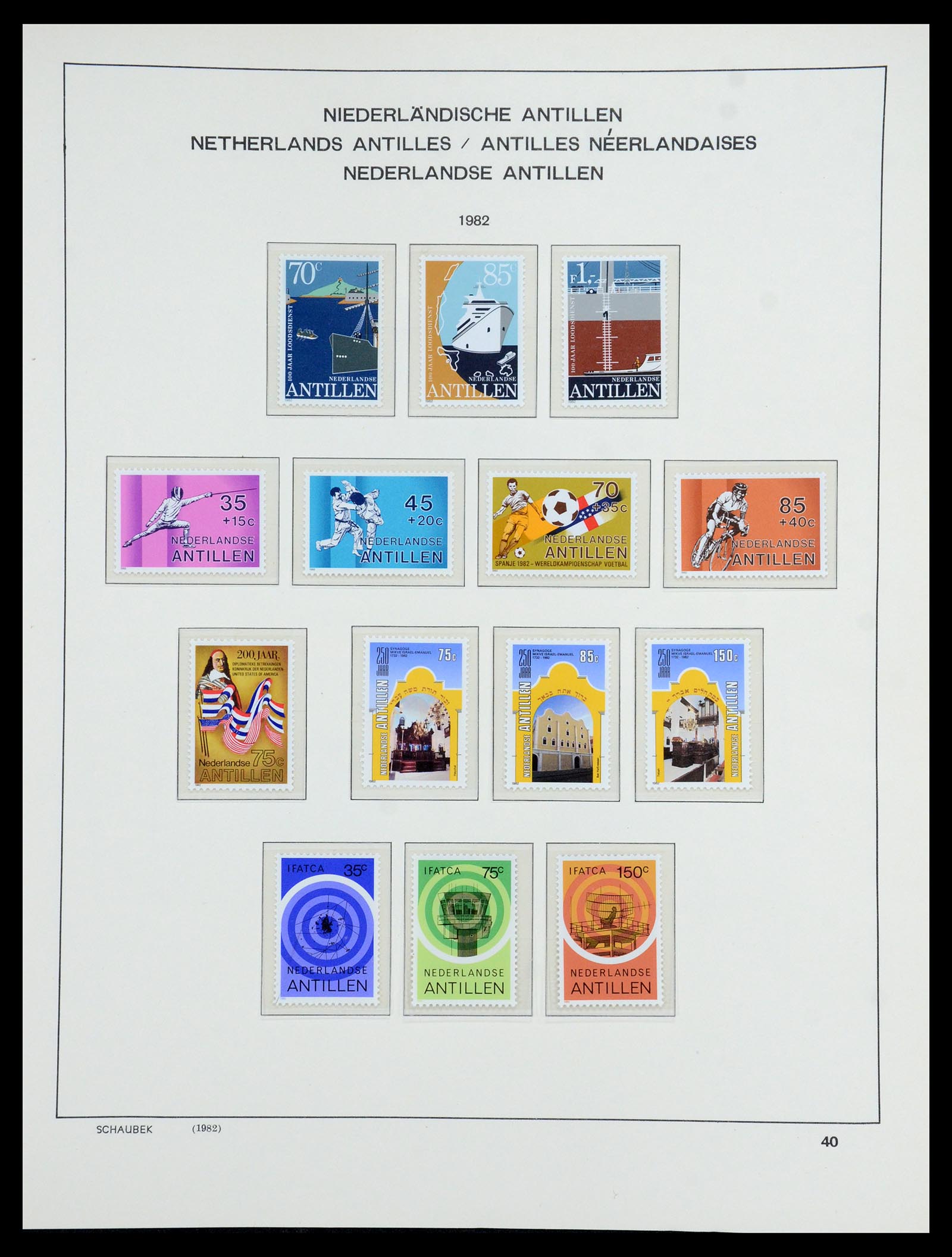 36380 079 - Postzegelverzameling 36380 Curaçao en Nederlandse Antillen 1873-1996.