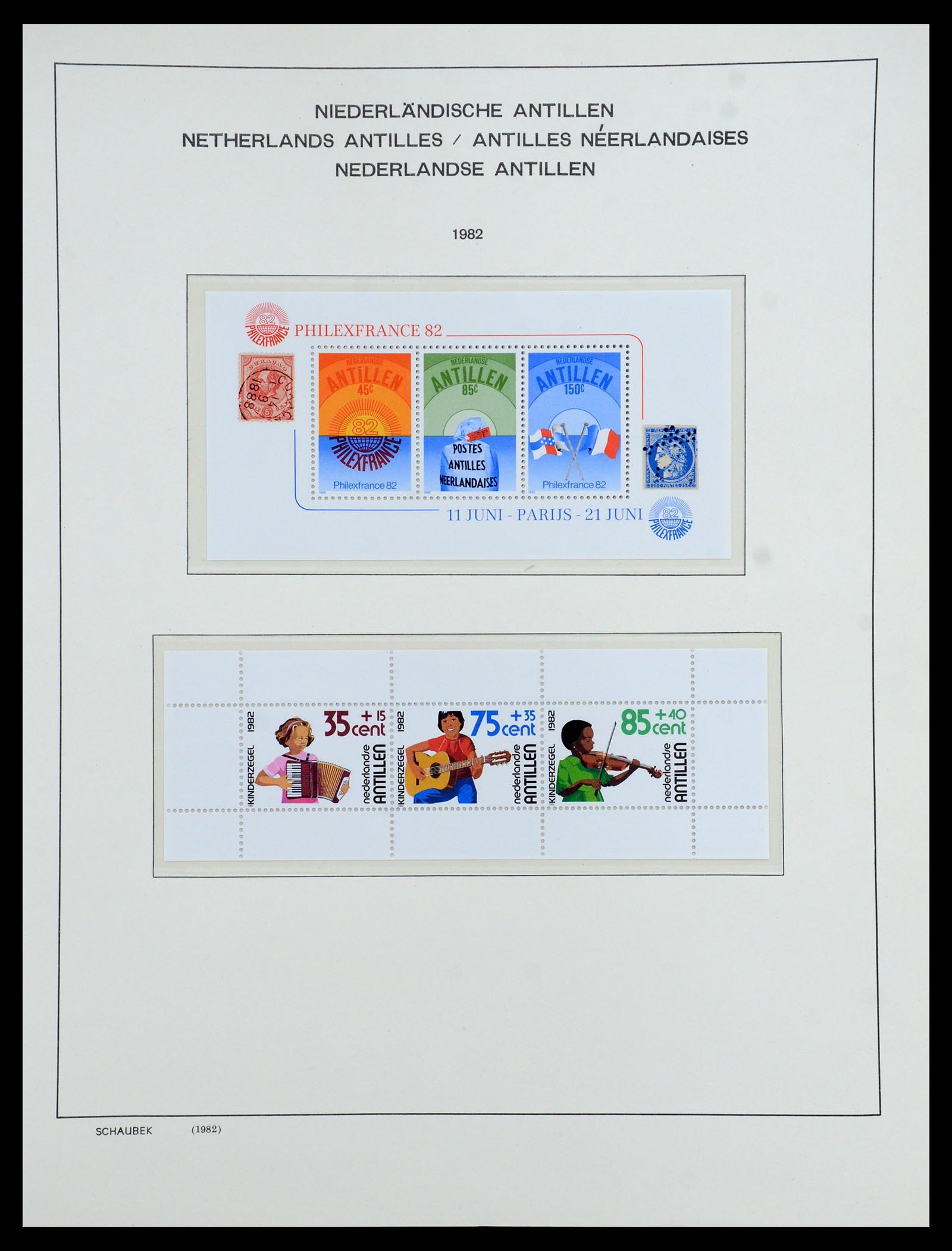 36380 081 - Postzegelverzameling 36380 Curaçao en Nederlandse Antillen 1873-1996.