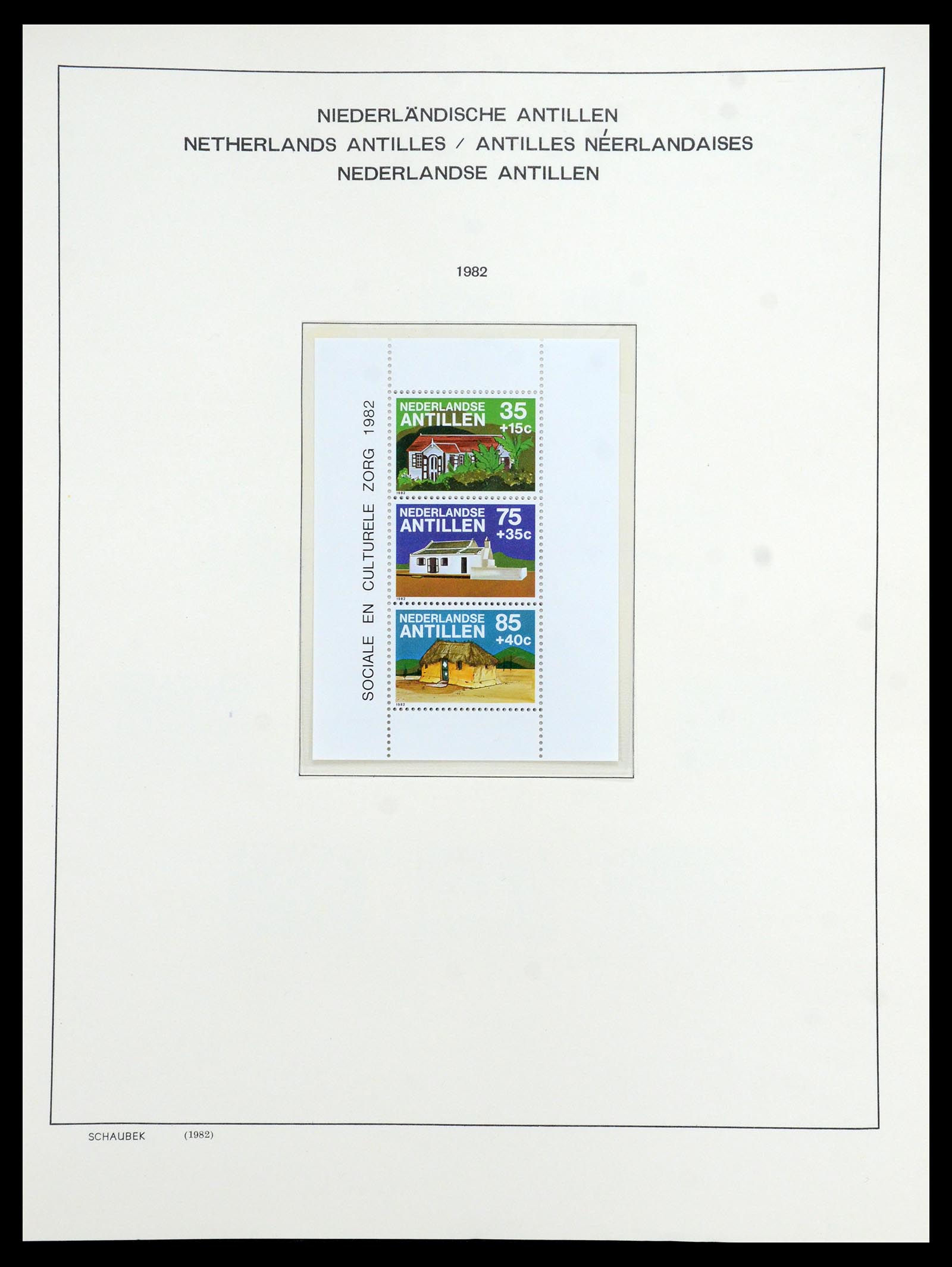 36380 082 - Postzegelverzameling 36380 Curaçao en Nederlandse Antillen 1873-1996.