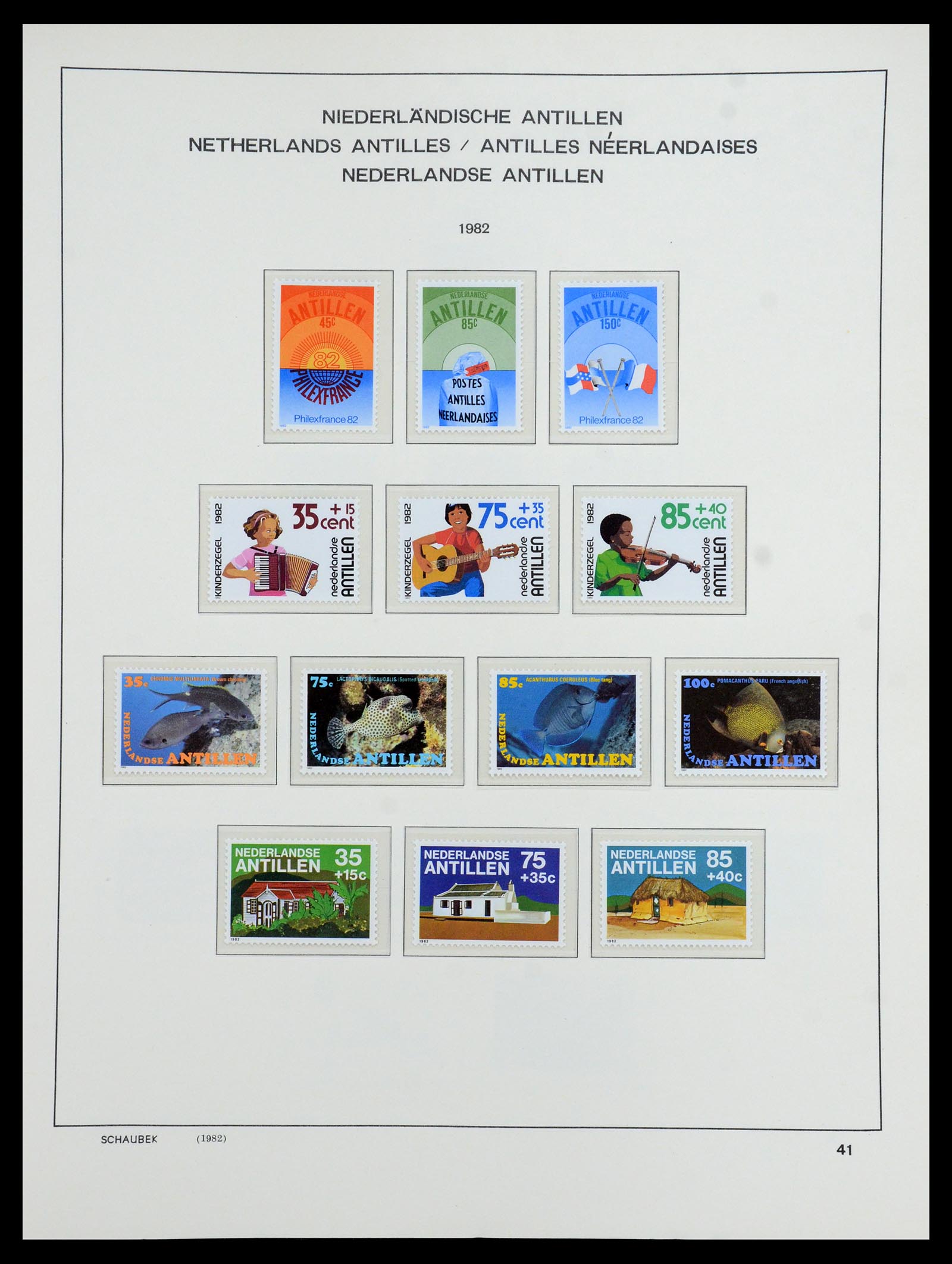 36380 083 - Postzegelverzameling 36380 Curaçao en Nederlandse Antillen 1873-1996.