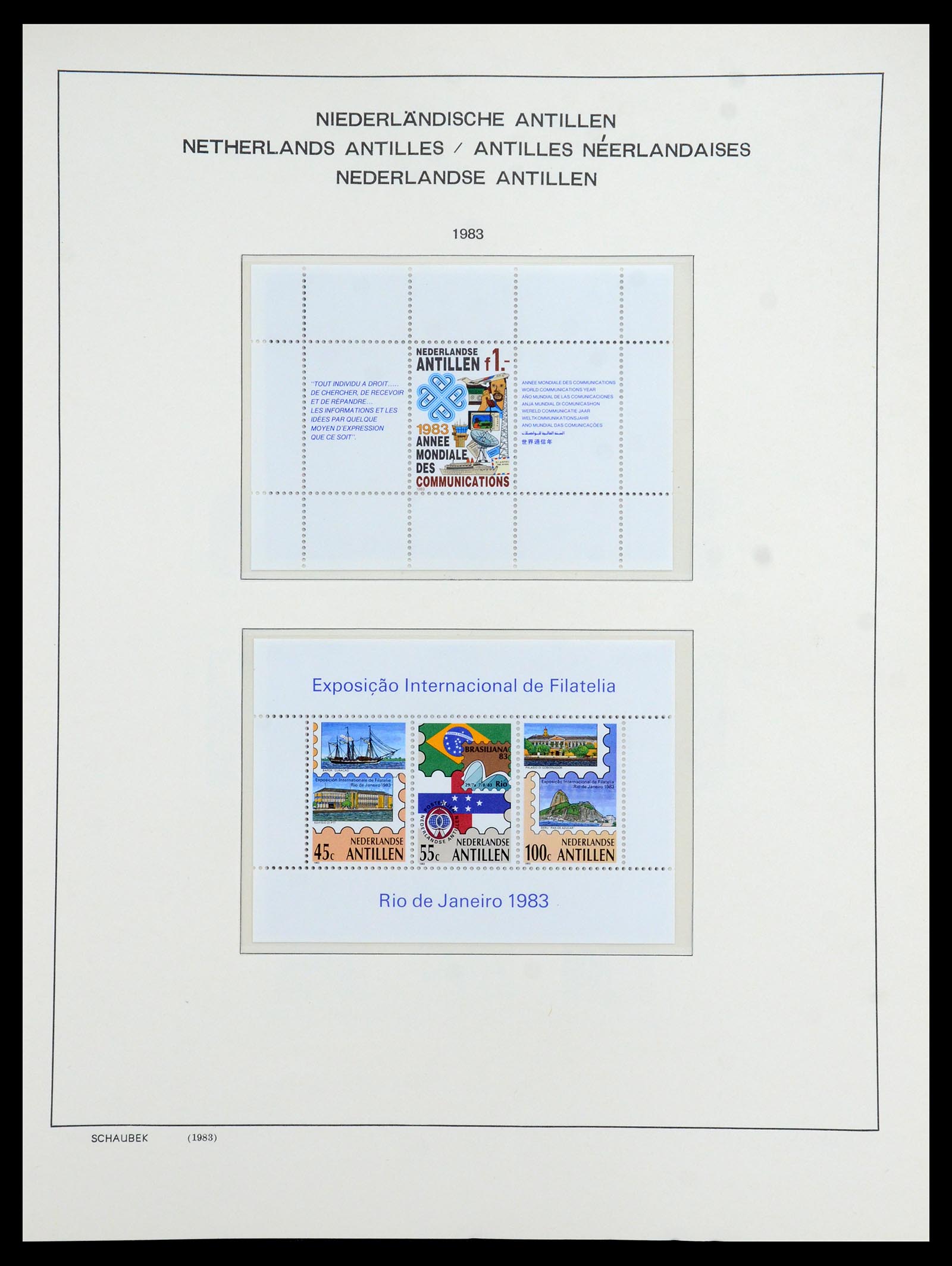 36380 086 - Postzegelverzameling 36380 Curaçao en Nederlandse Antillen 1873-1996.