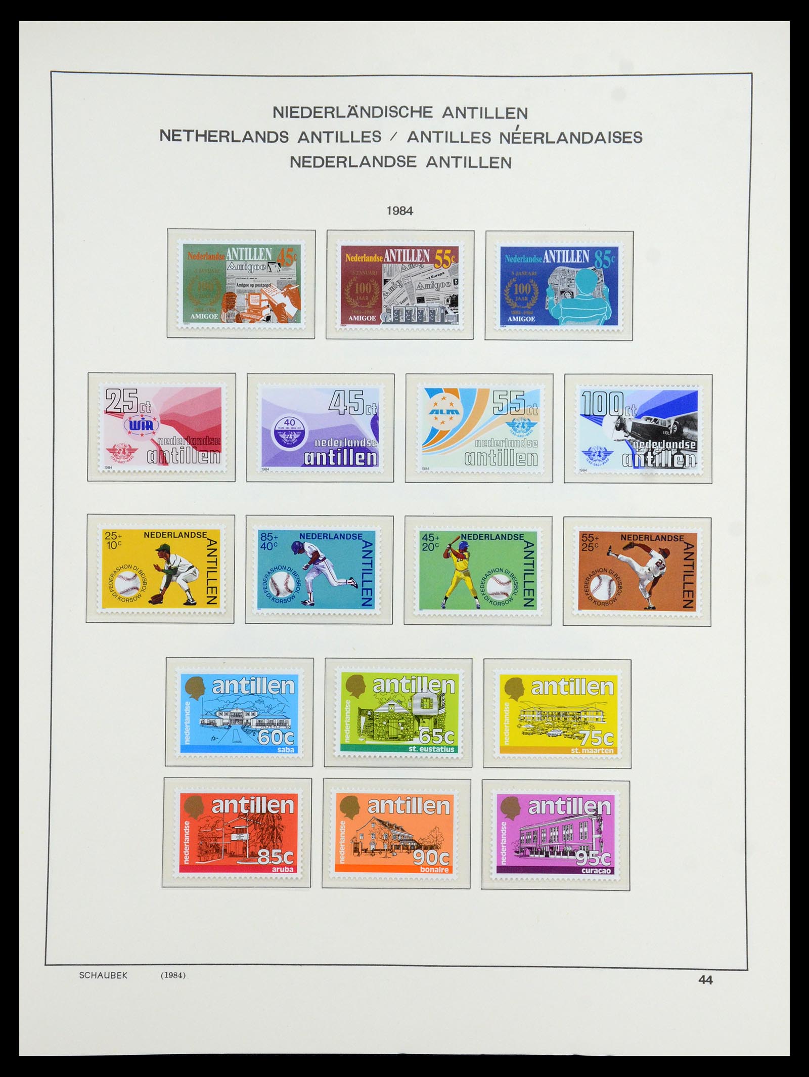 36380 088 - Postzegelverzameling 36380 Curaçao en Nederlandse Antillen 1873-1996.