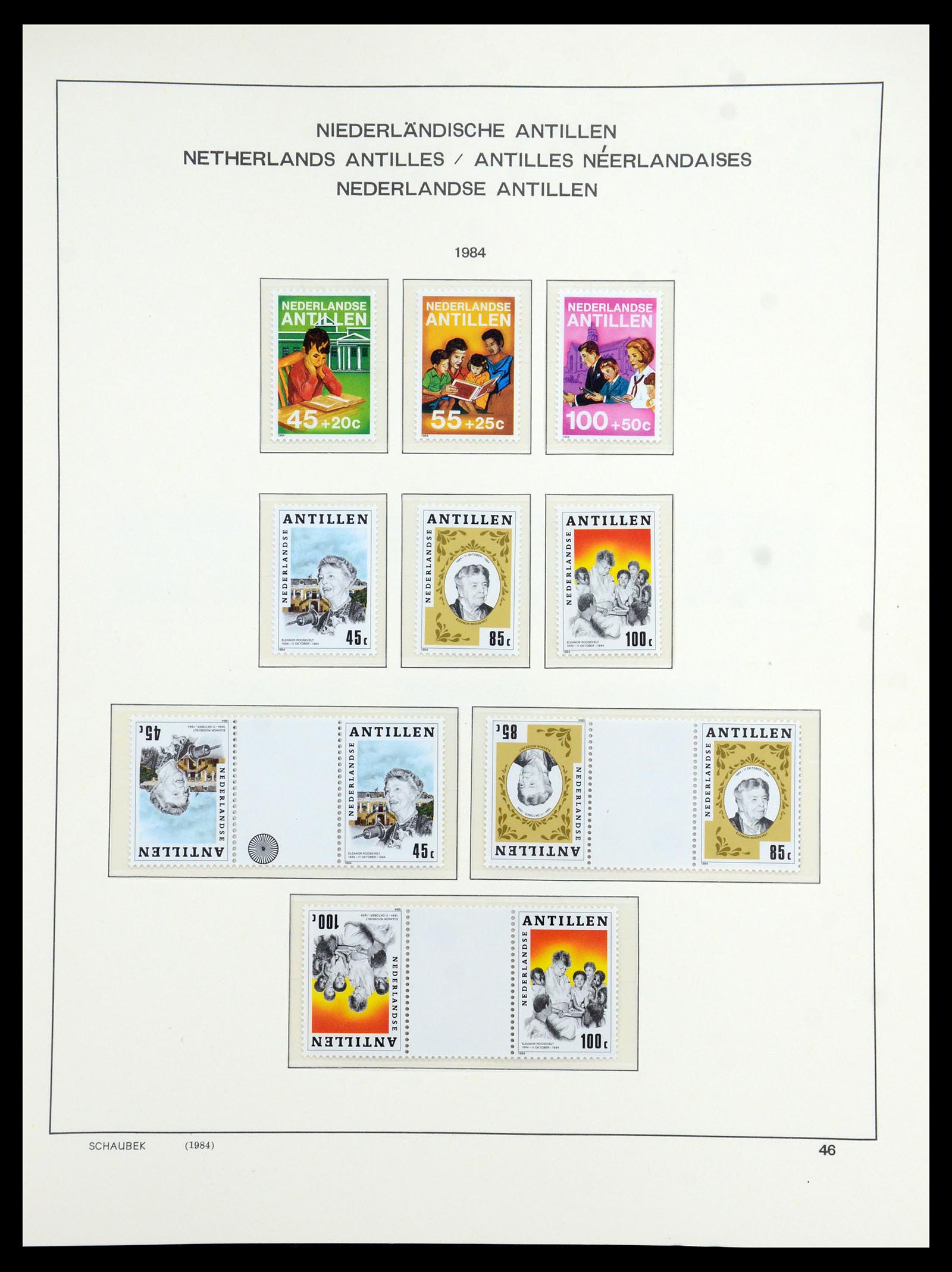 36380 091 - Postzegelverzameling 36380 Curaçao en Nederlandse Antillen 1873-1996.