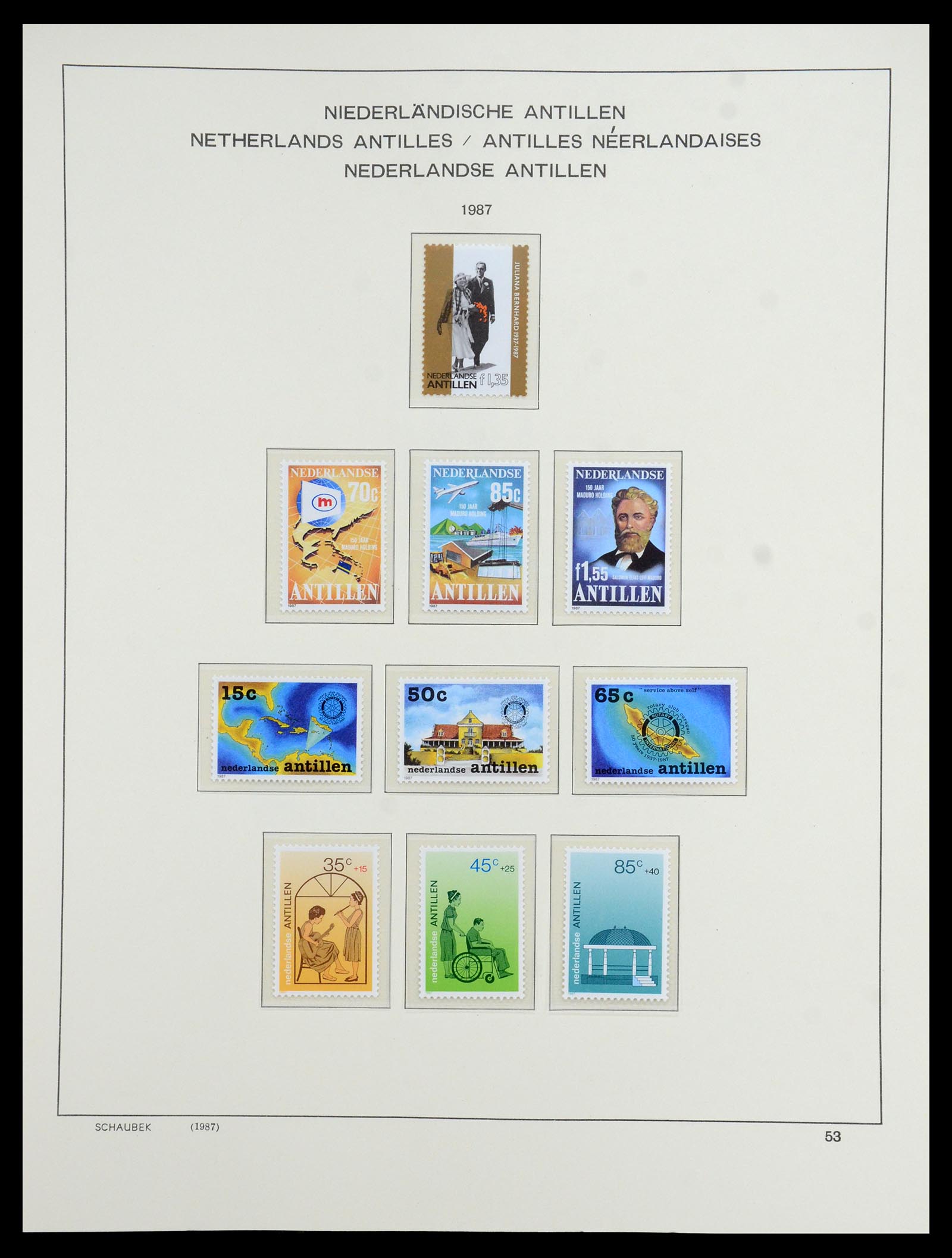 36380 100 - Postzegelverzameling 36380 Curaçao en Nederlandse Antillen 1873-1996.