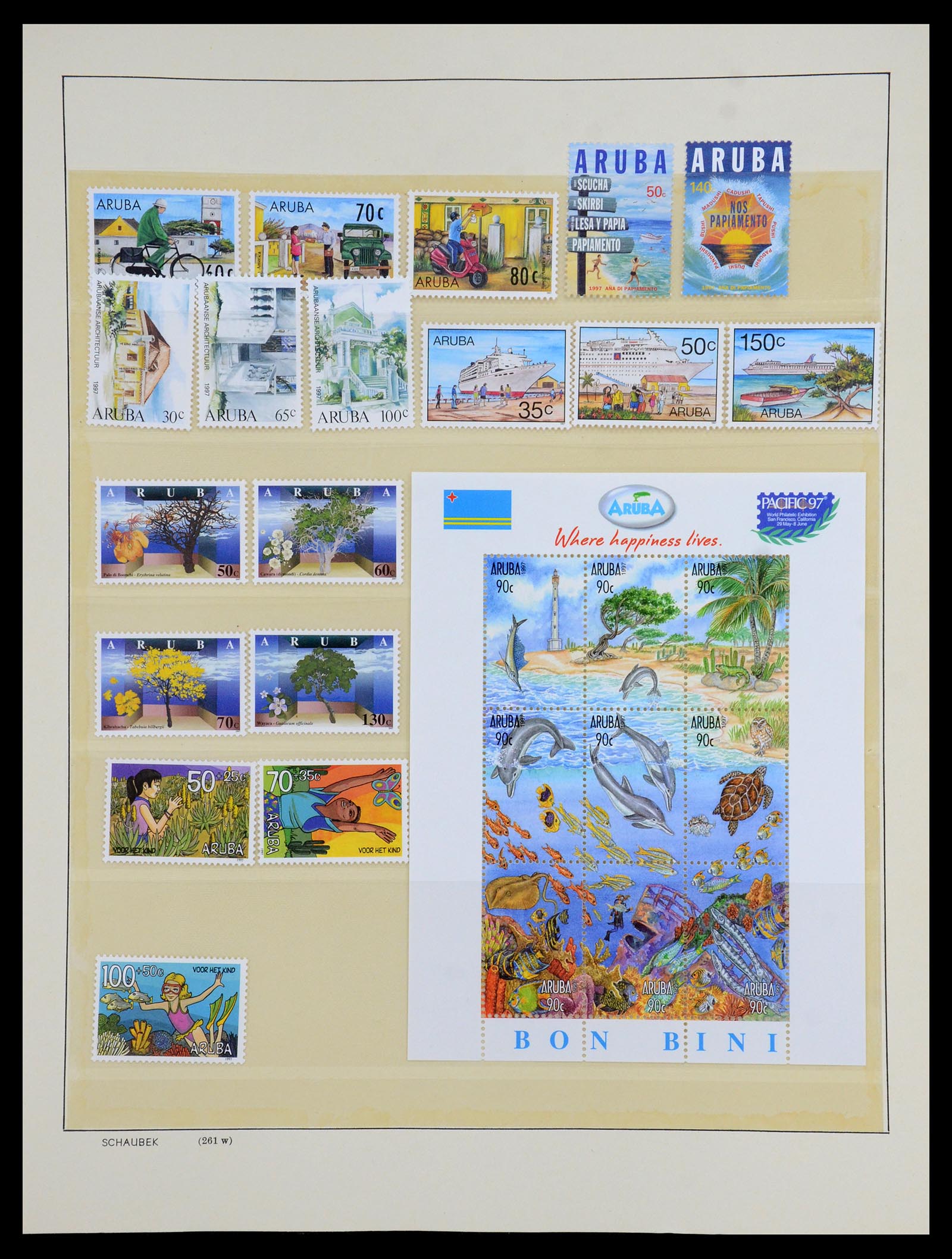 36380 155 - Postzegelverzameling 36380 Curaçao en Nederlandse Antillen 1873-1996.