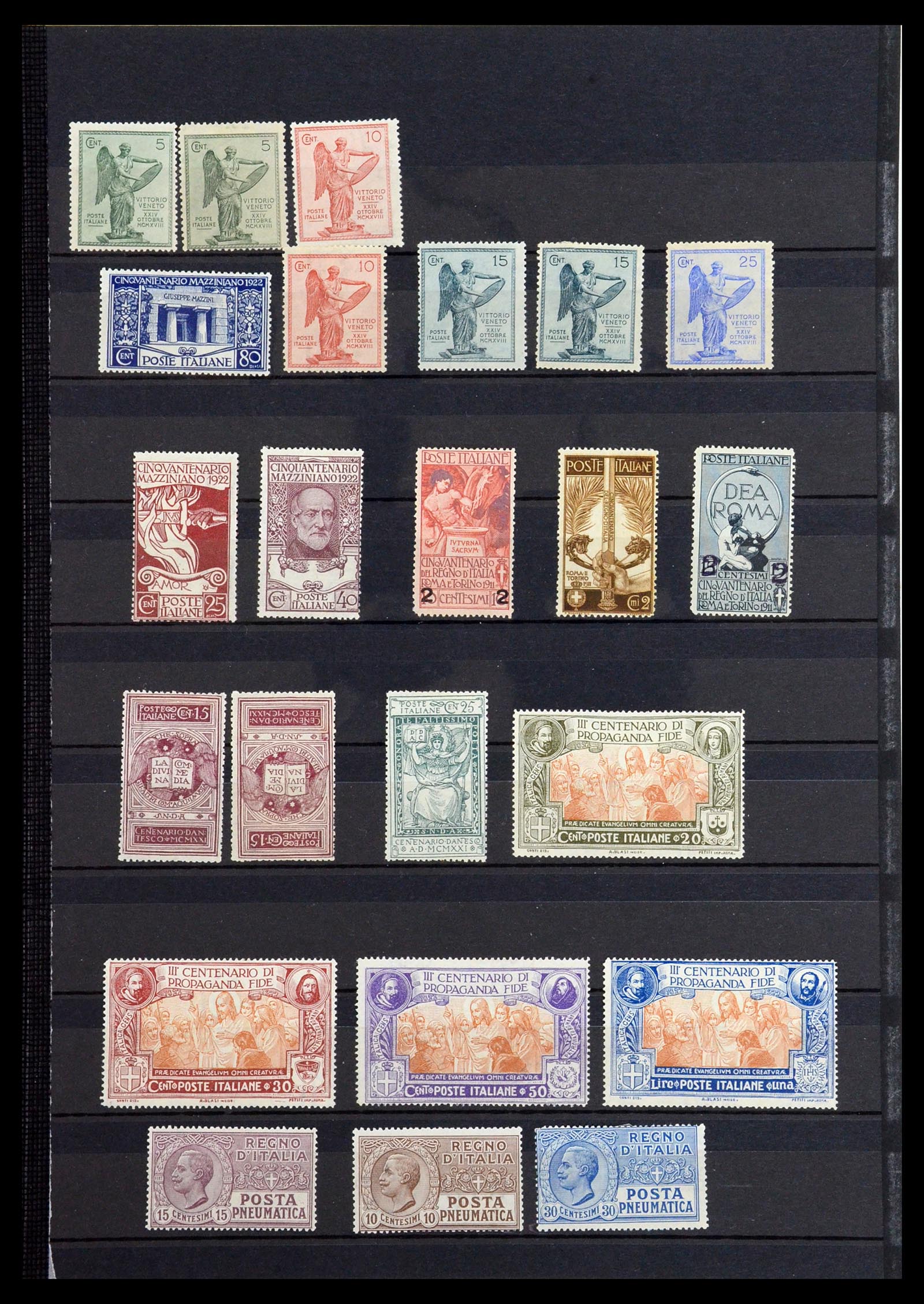 36381 003 - Postzegelverzameling 36381 Italië 1850-1955.