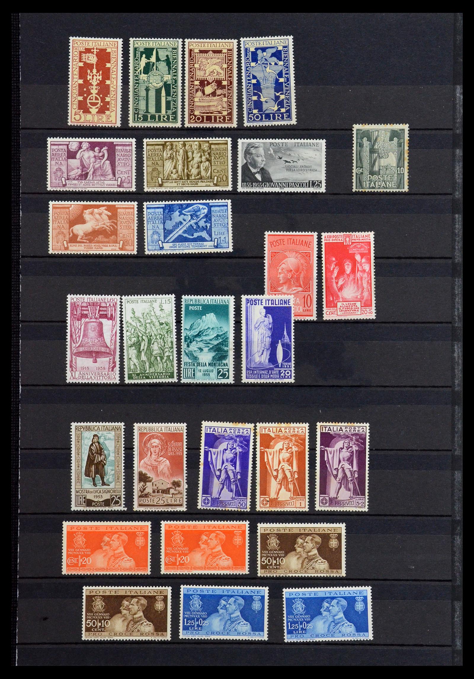 36381 005 - Postzegelverzameling 36381 Italië 1850-1955.
