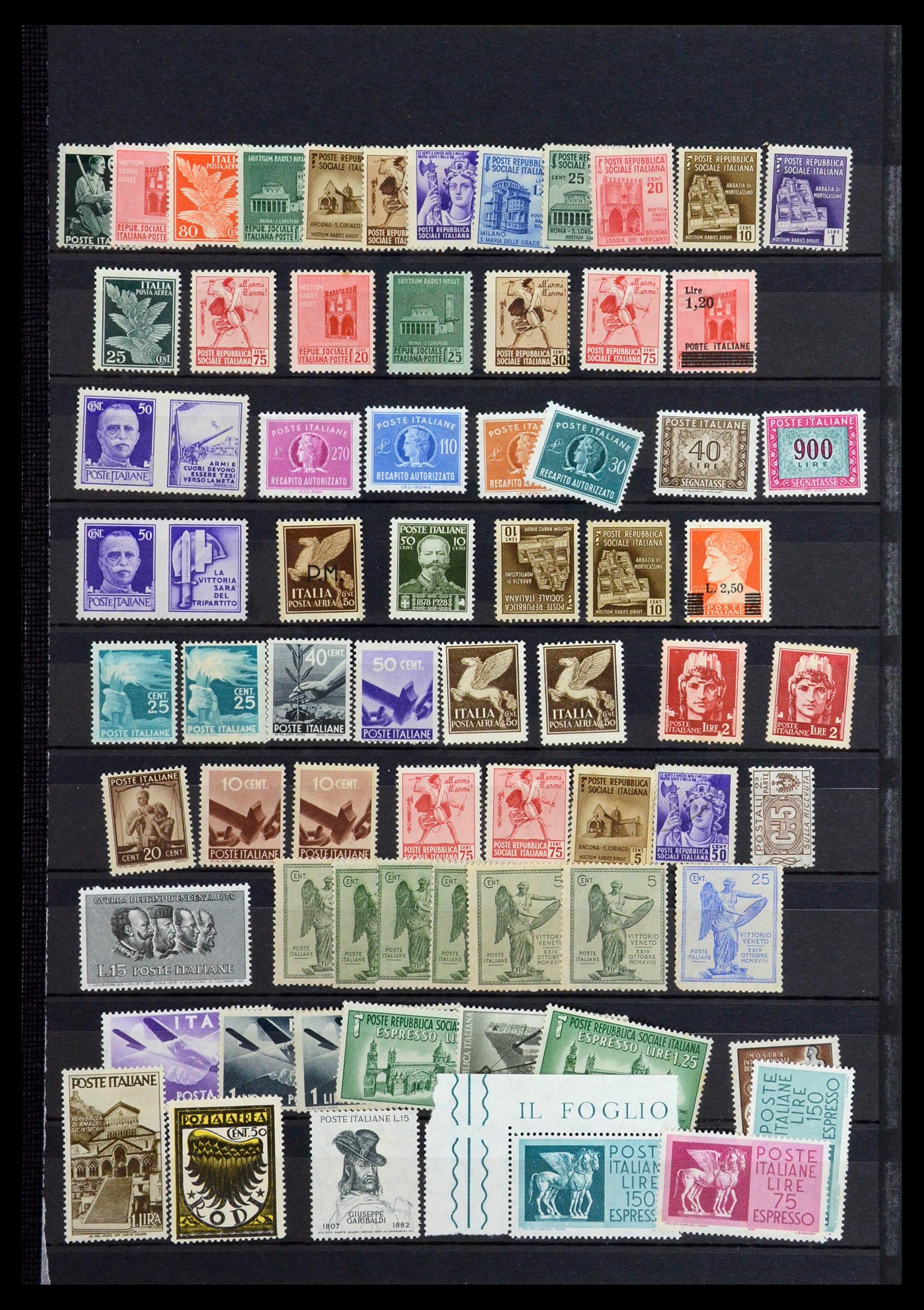 36381 007 - Postzegelverzameling 36381 Italië 1850-1955.