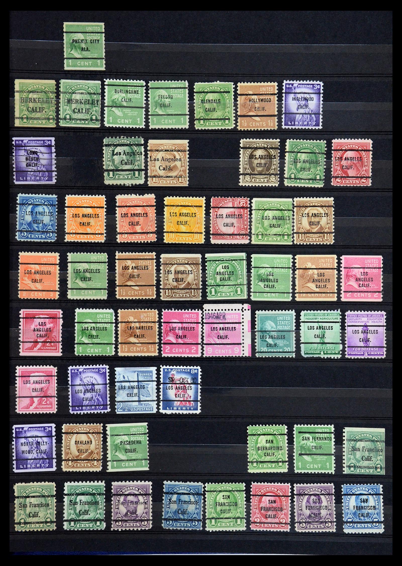 36382 018 - Stamp collection 36382 USA precancels.
