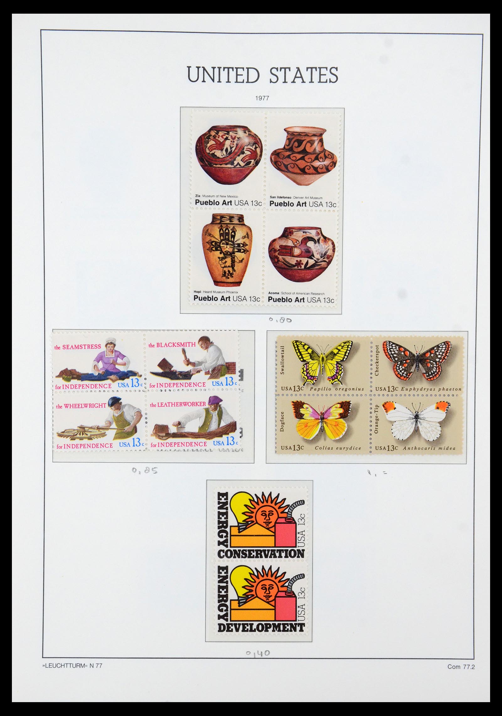 36384 002 - Postzegelverzameling 36384 USA 1851-1976.