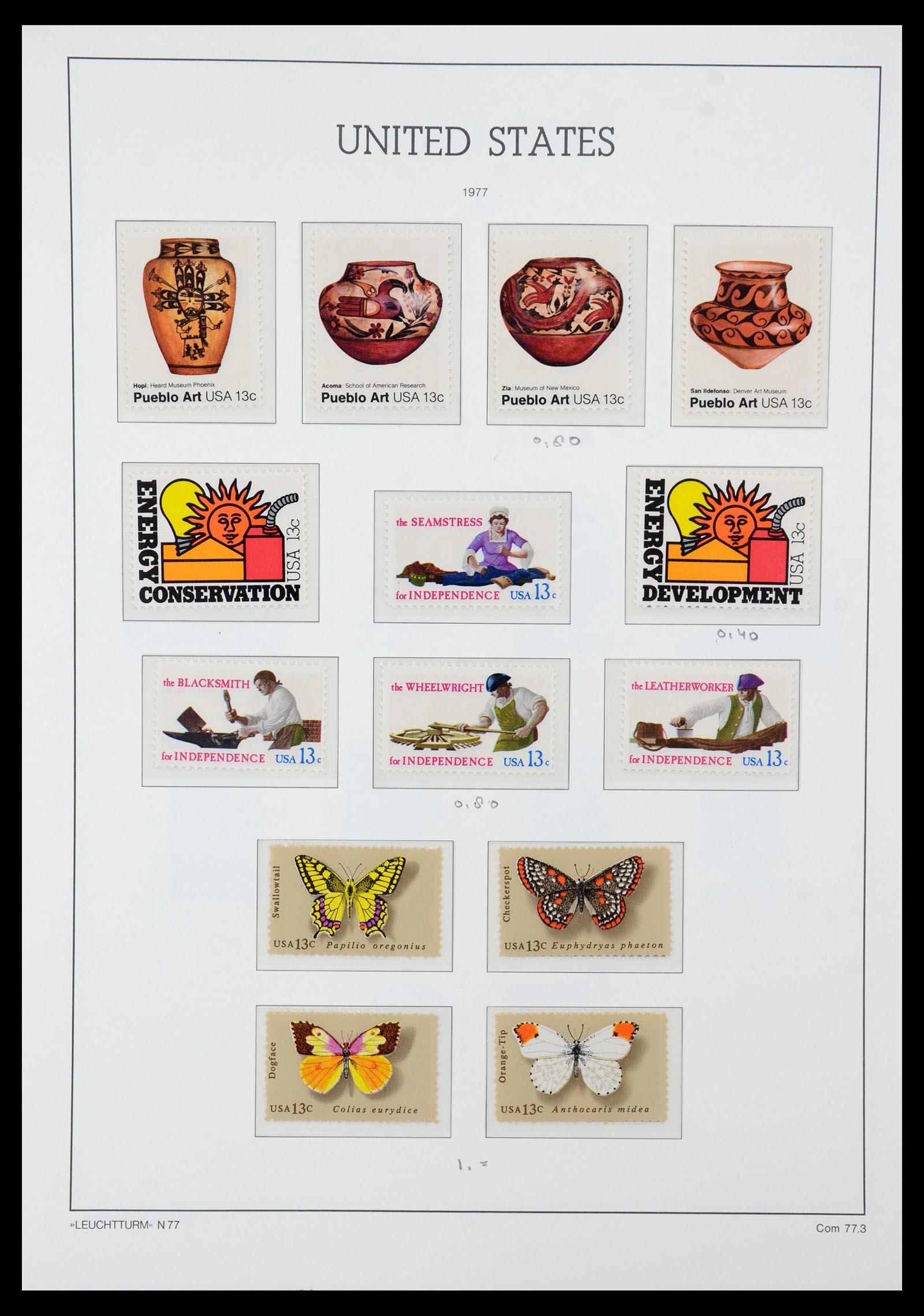 36384 003 - Postzegelverzameling 36384 USA 1851-1976.